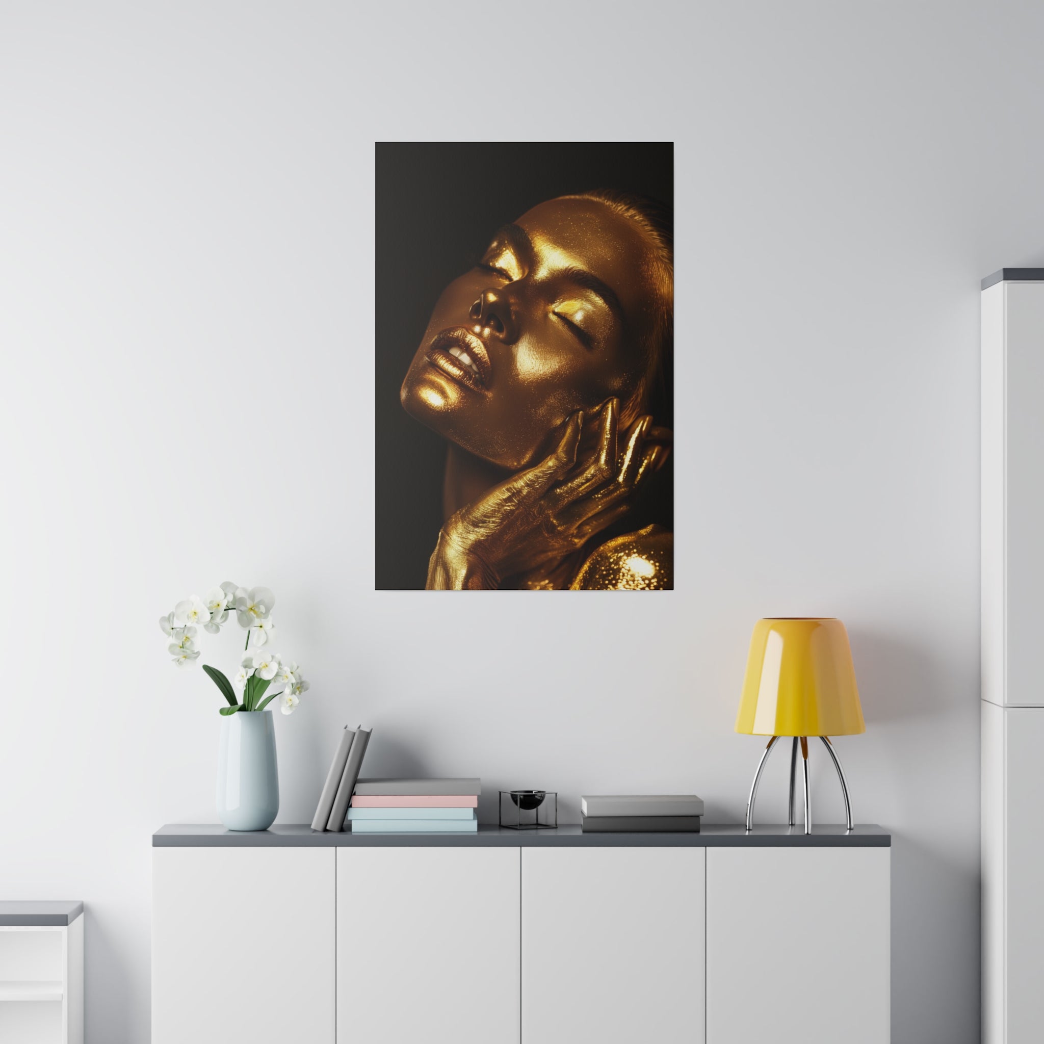 Woman in Gold - Luxury Themed Canvas - Vertical Canvas - WA72