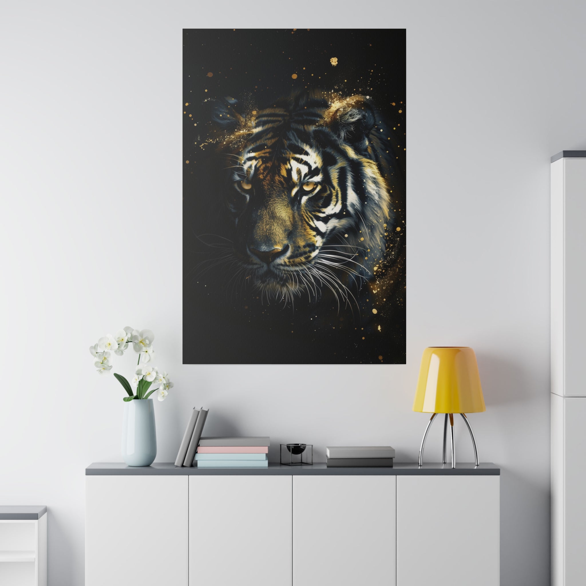 Tiger's Reign - Wildlife Wall Art - Vertical Canvas - WA267