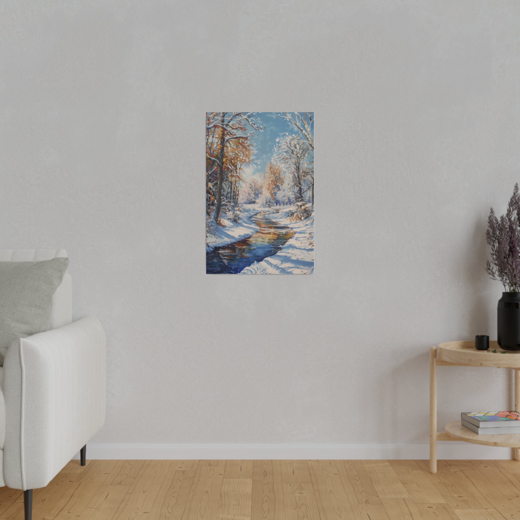 Graceful Winter - Nature Wall Art - Vertical Canvas - WA333