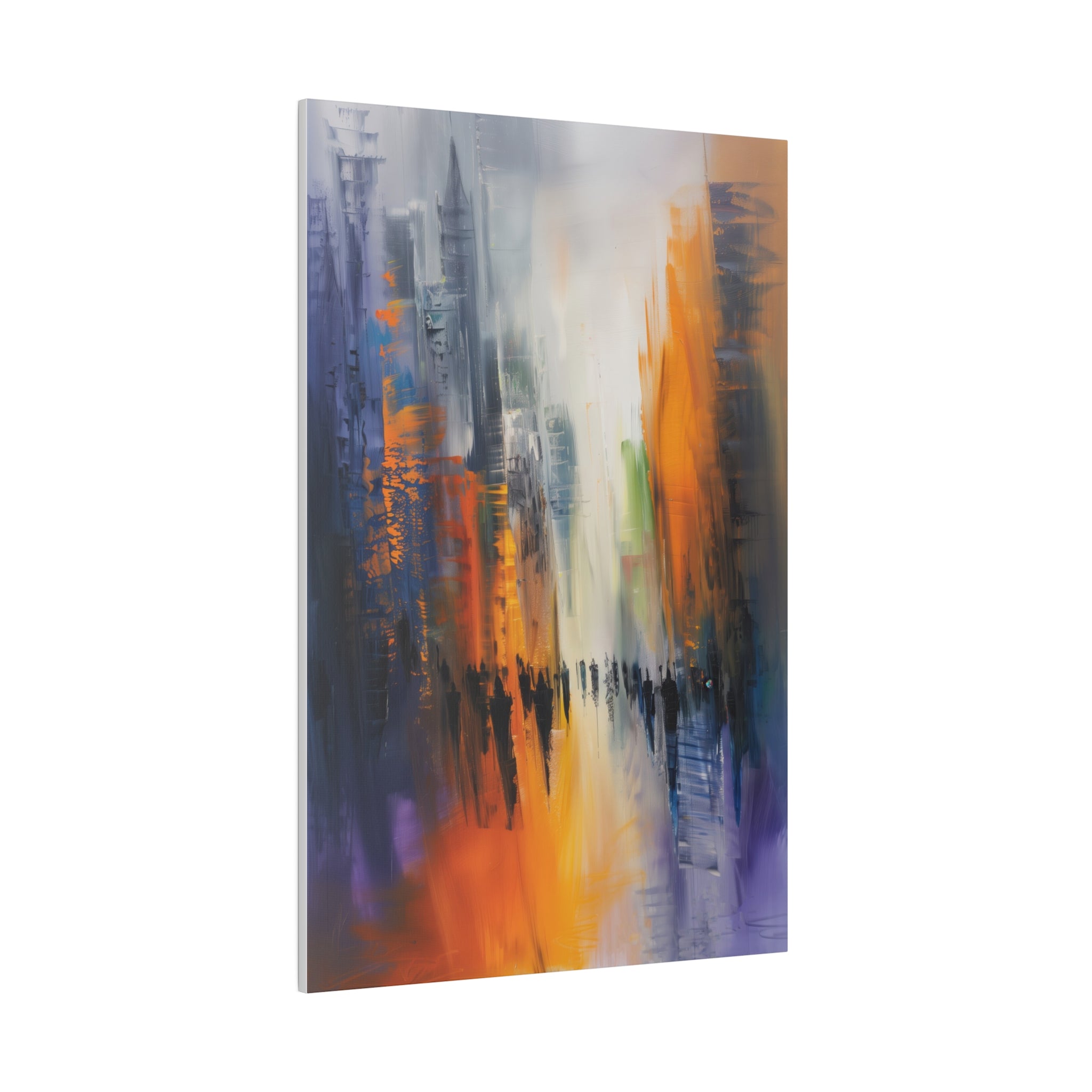 Urban Mirage - Abstract Wall Art - Vertical Canvas - WA228