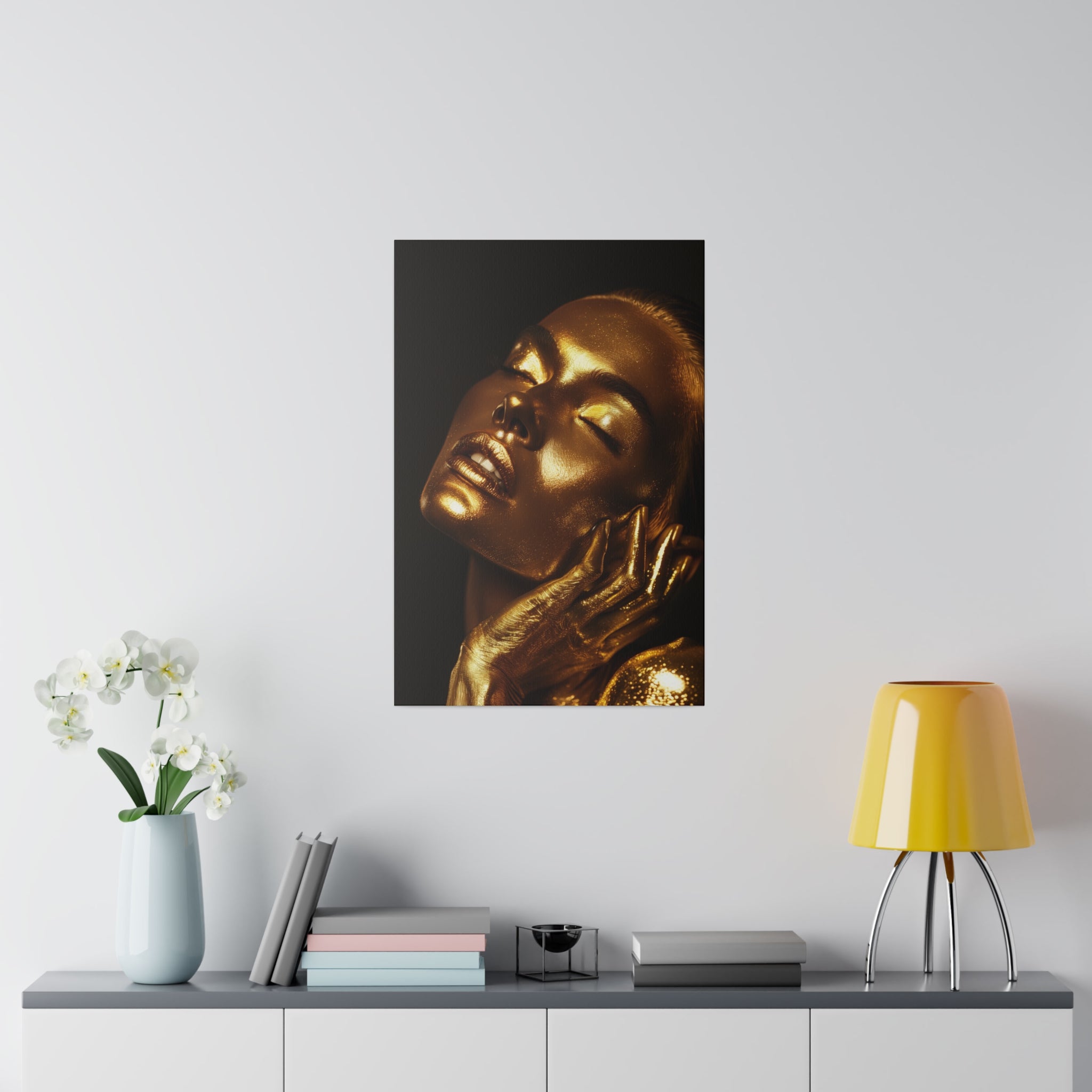 Woman in Gold - Luxury Themed Canvas - Vertical Canvas - WA72