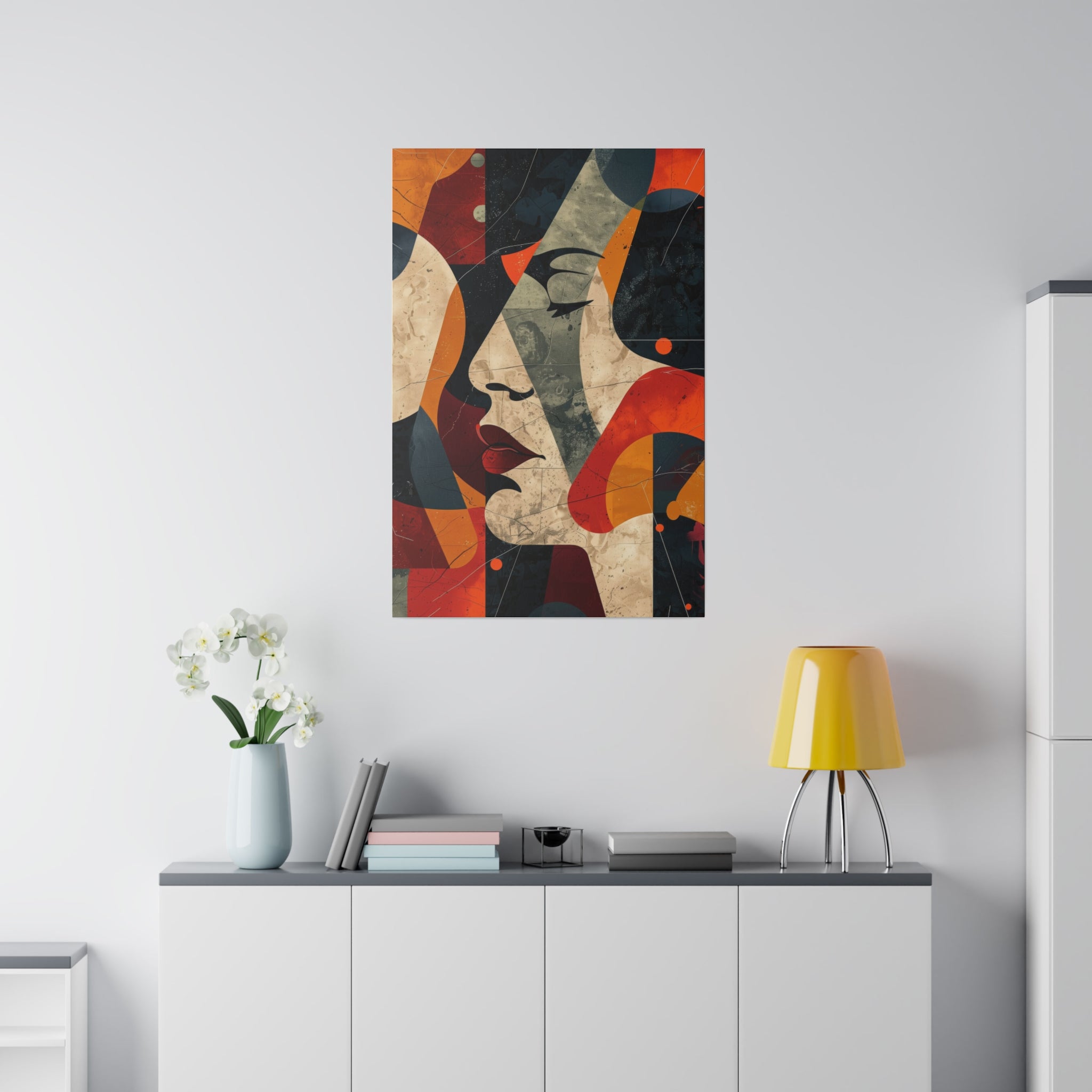 Abstract Wall Art - Vertical Canvas - WA19