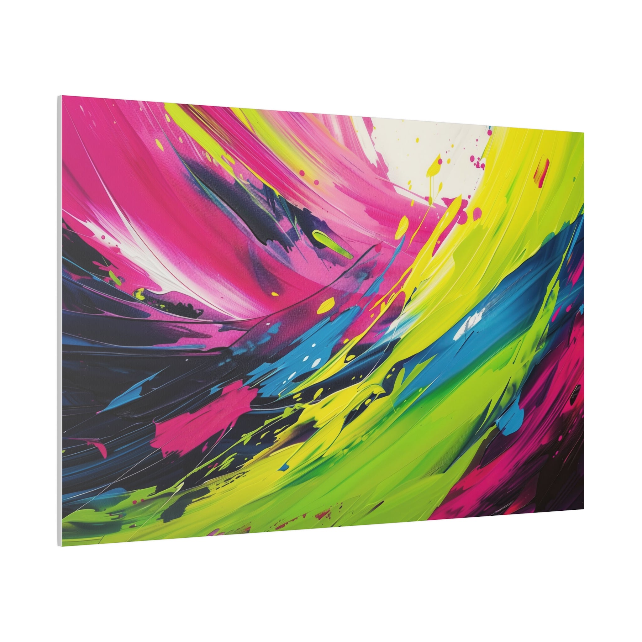 Vibrant Swirls - Abstract Wall Art - Horizontal Canvas - WA212