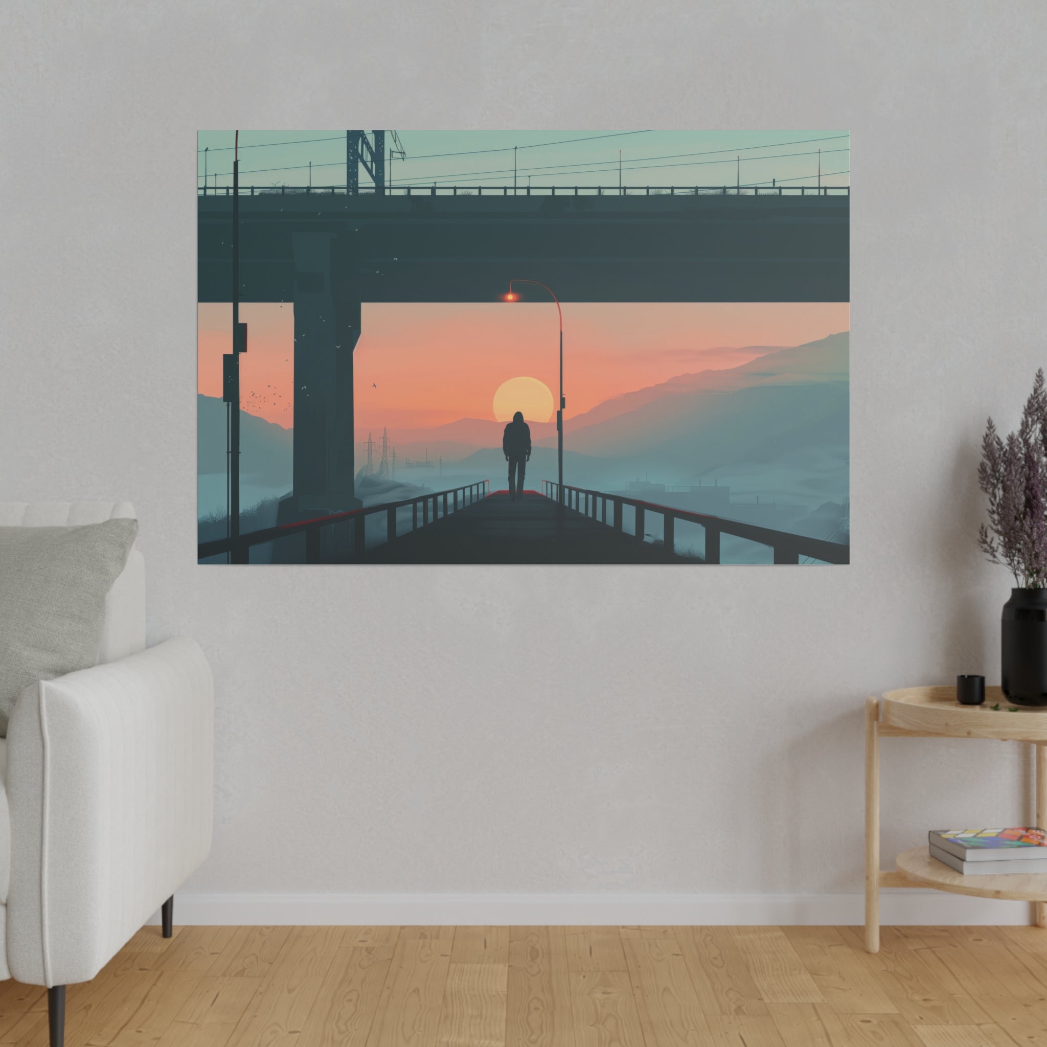 Abstract Wall Art - Horizontal Canvas - WA142