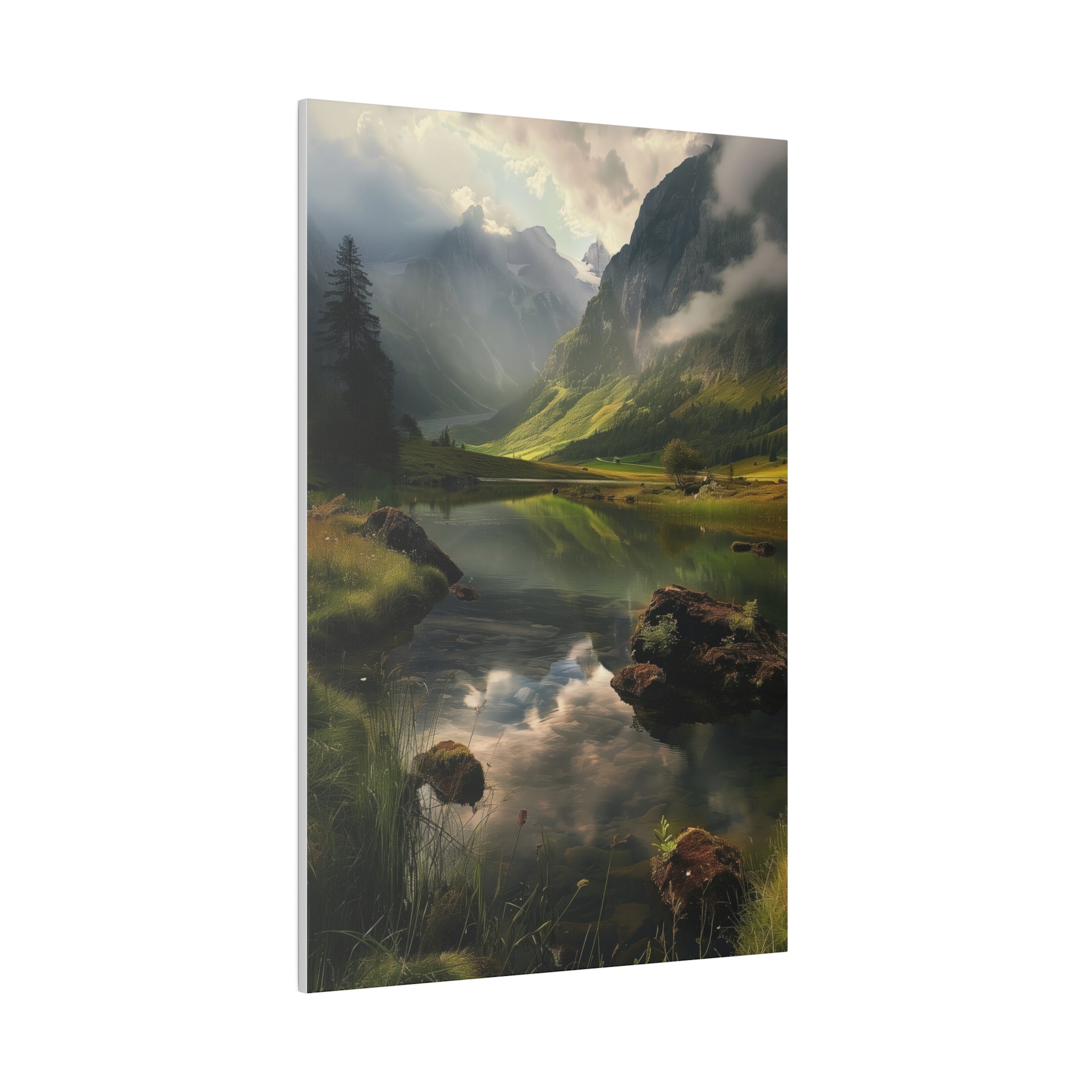 Whispers of the Alps - Nature Wall Art - Vertical Canvas - WA327