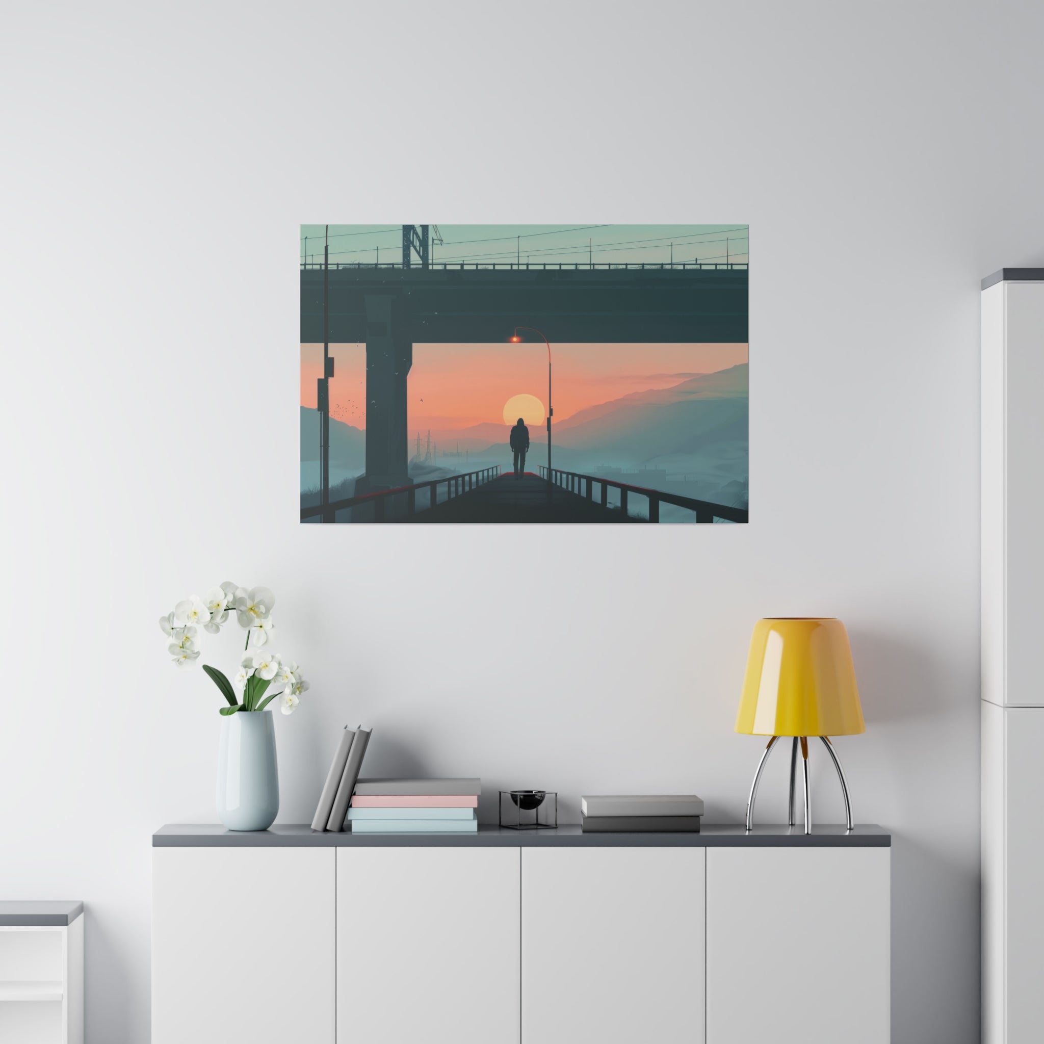 Abstract Wall Art - Horizontal Canvas - WA142