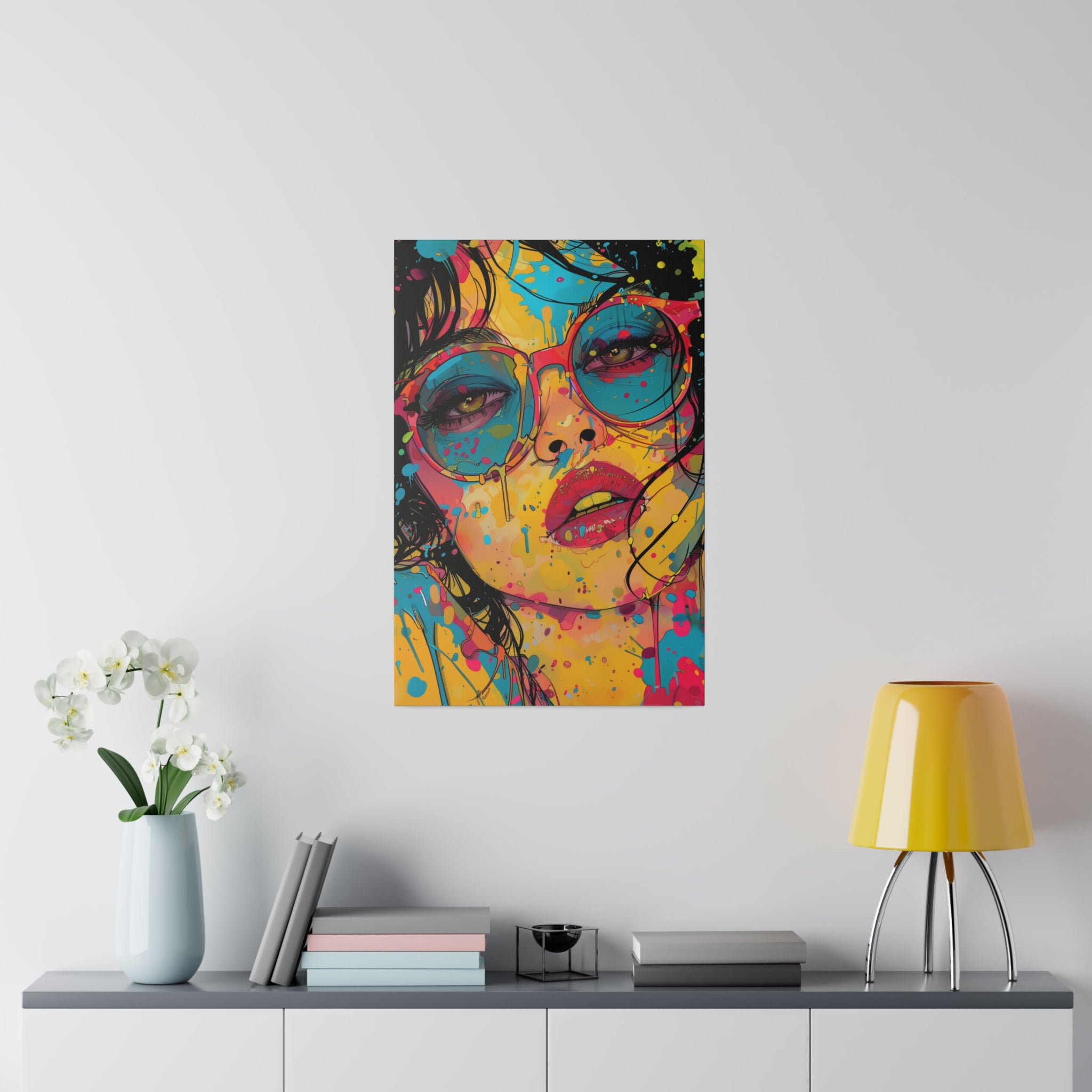 Pop Wall Art - Vertical Canvas - WA109