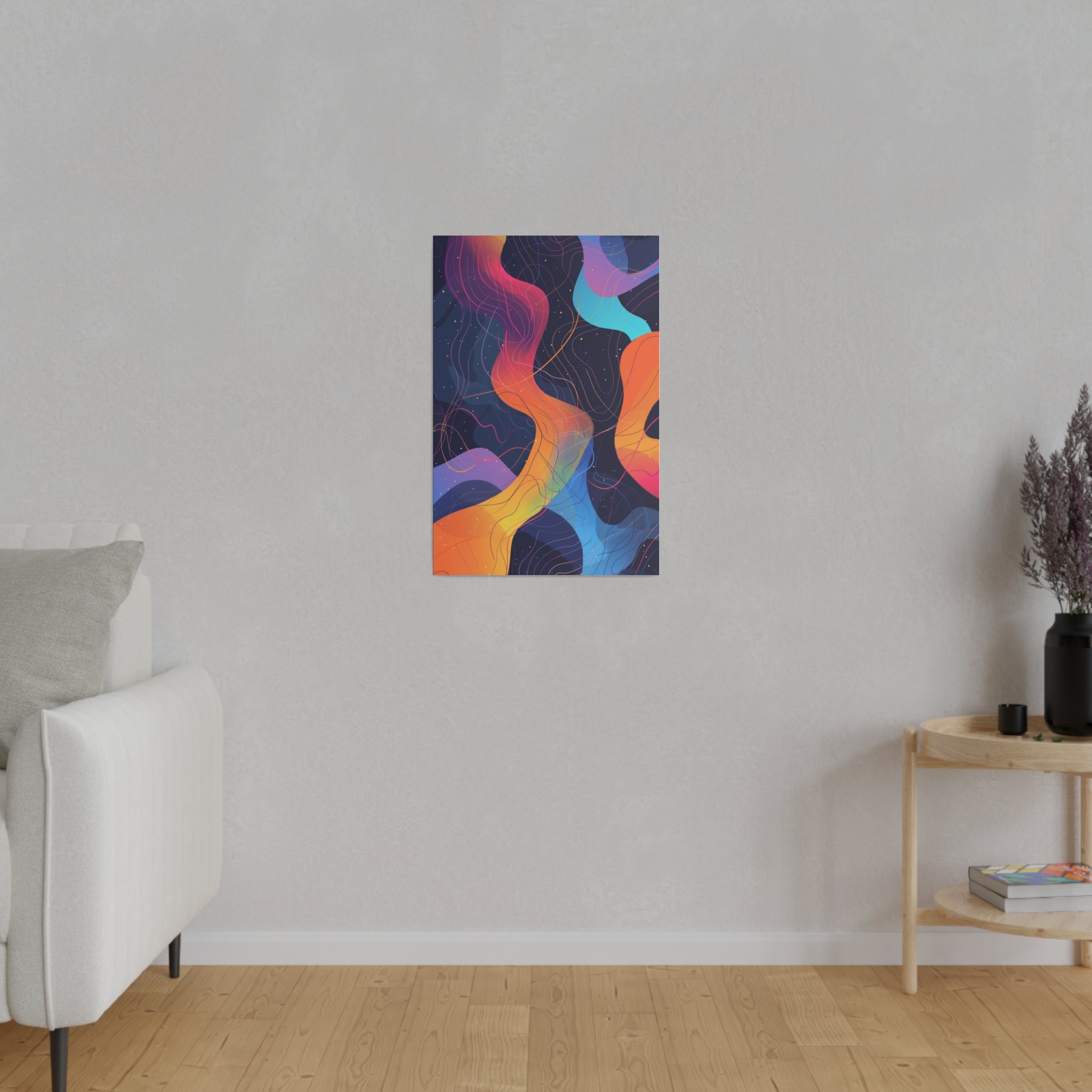 Abstract Wall Art - Vertical Canvas - WA18