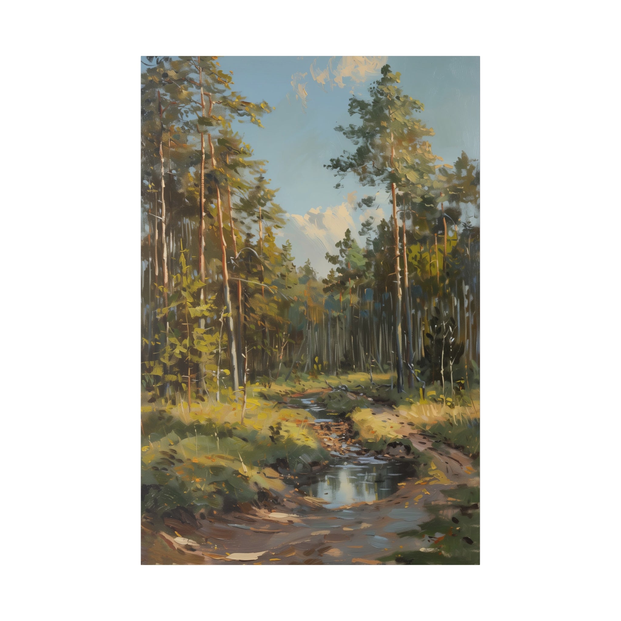 Beautiful Forest - Nature Wall Art - Vertical Canvas - WA89