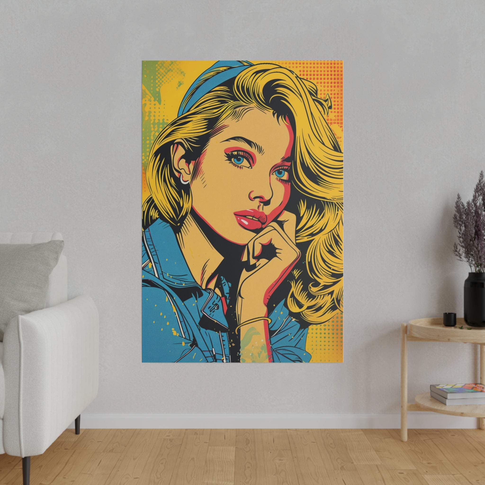 Pop Wall Art - Vertical Canvas - WA115