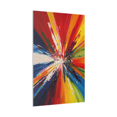 Color Burst - Abstract Wall Art - Vertical Canvas - WA236