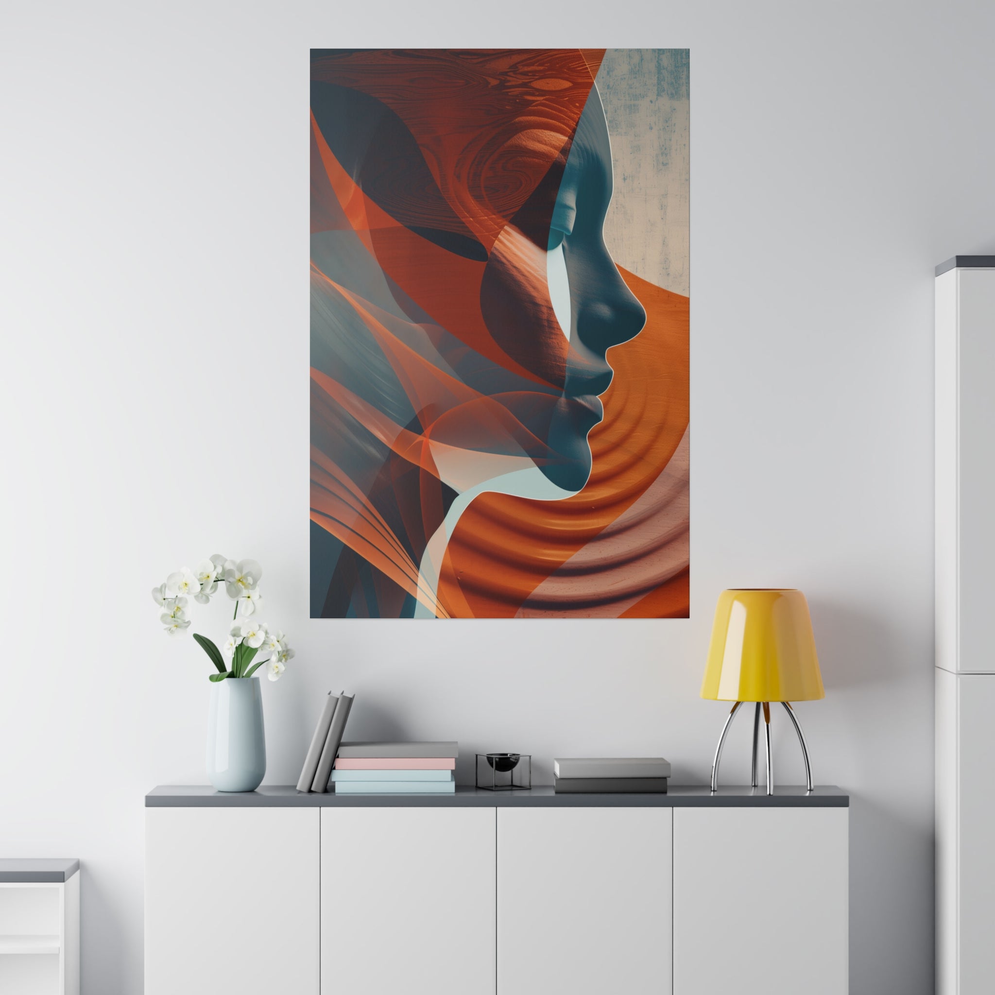 Abstract Wall Art - Vertical Canvas - WA17