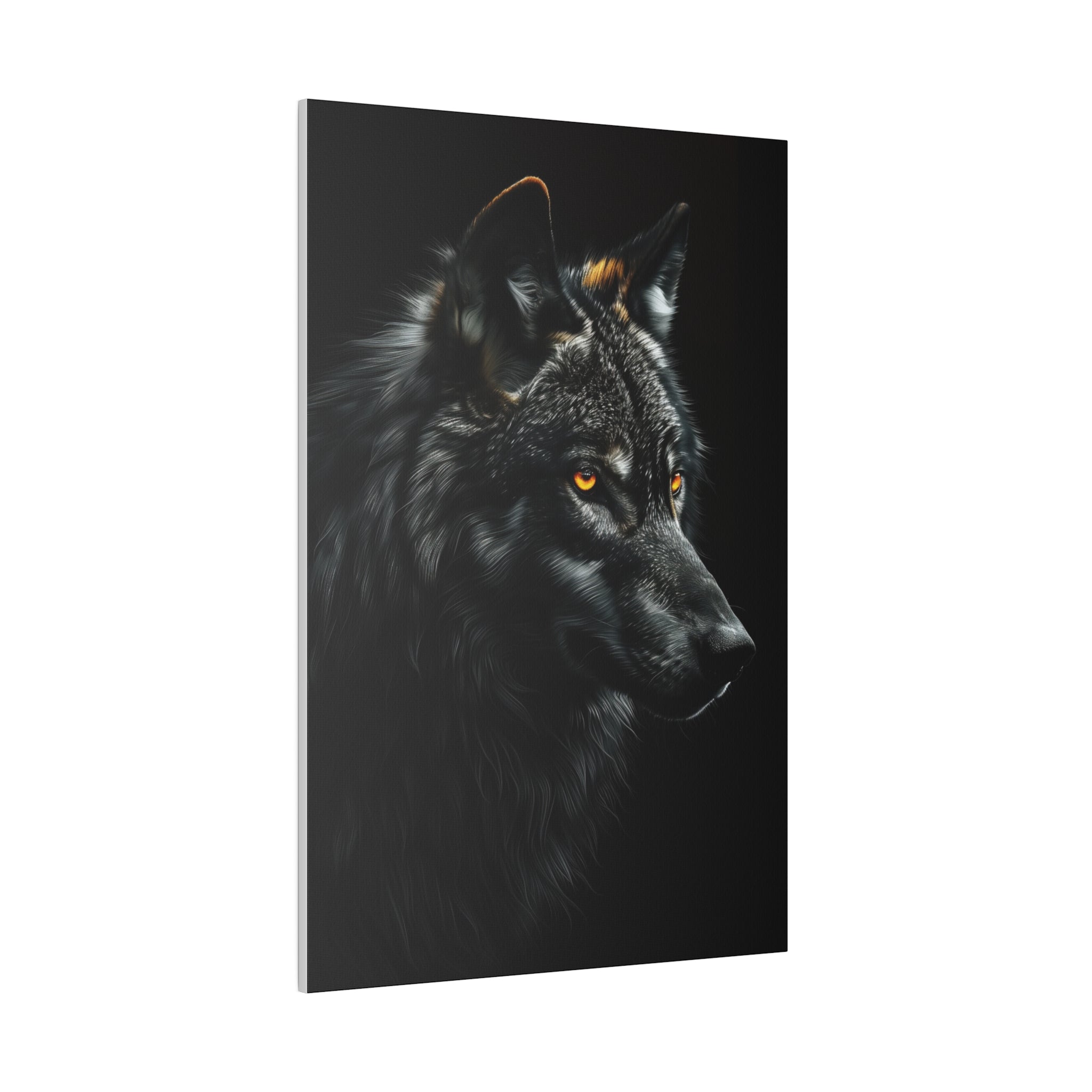 Wolf's Whisper - Wildlife Wall Art - Vertical Canvas - WA260