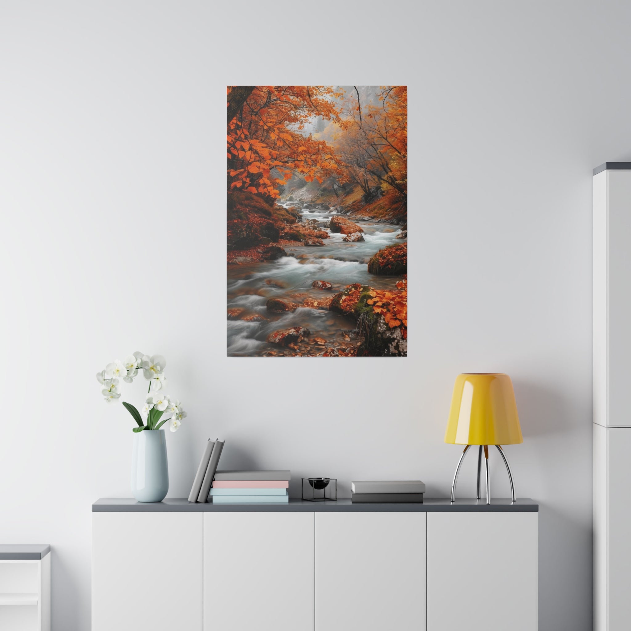 Autumn's Embrace - Nature Wall Art - Vertical Canvas - WA316