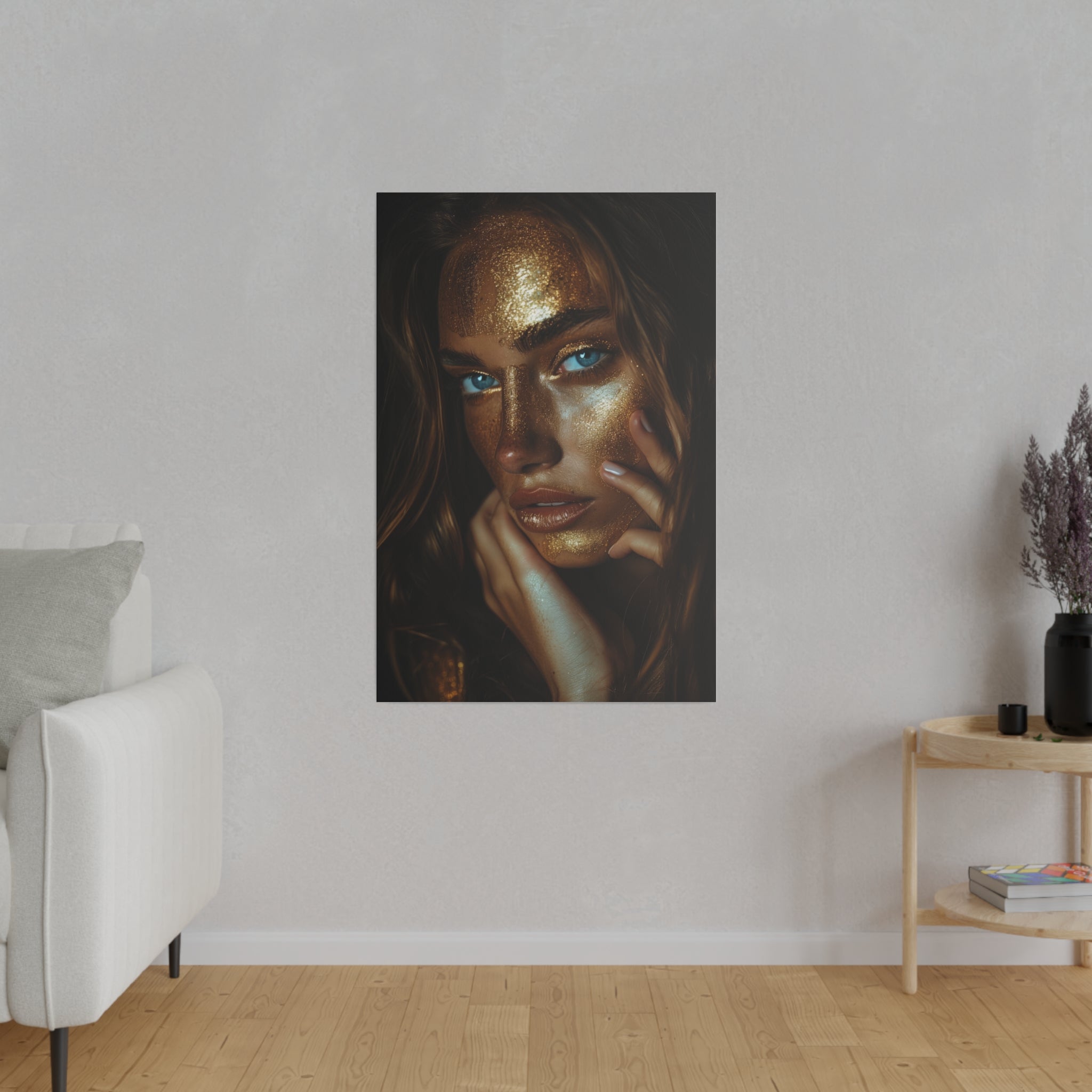 Woman in Gold - Luxury Themed Canvas - Vertical Canvas - WA76