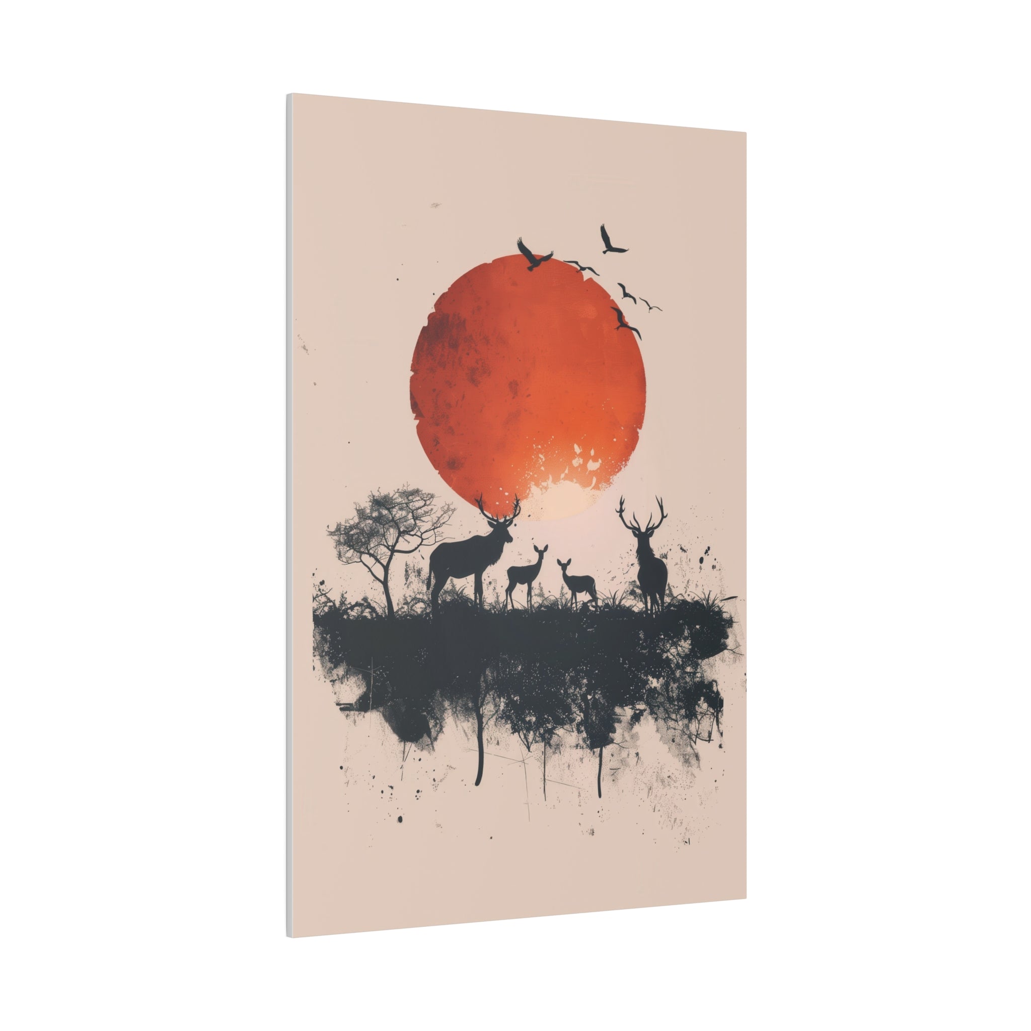 Dawn in the Wild - Abstract Wall Art - Vertical Canvas - WA230