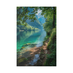 Emerald Depths - Nature Wall Art - Vertical Canvas - WA328