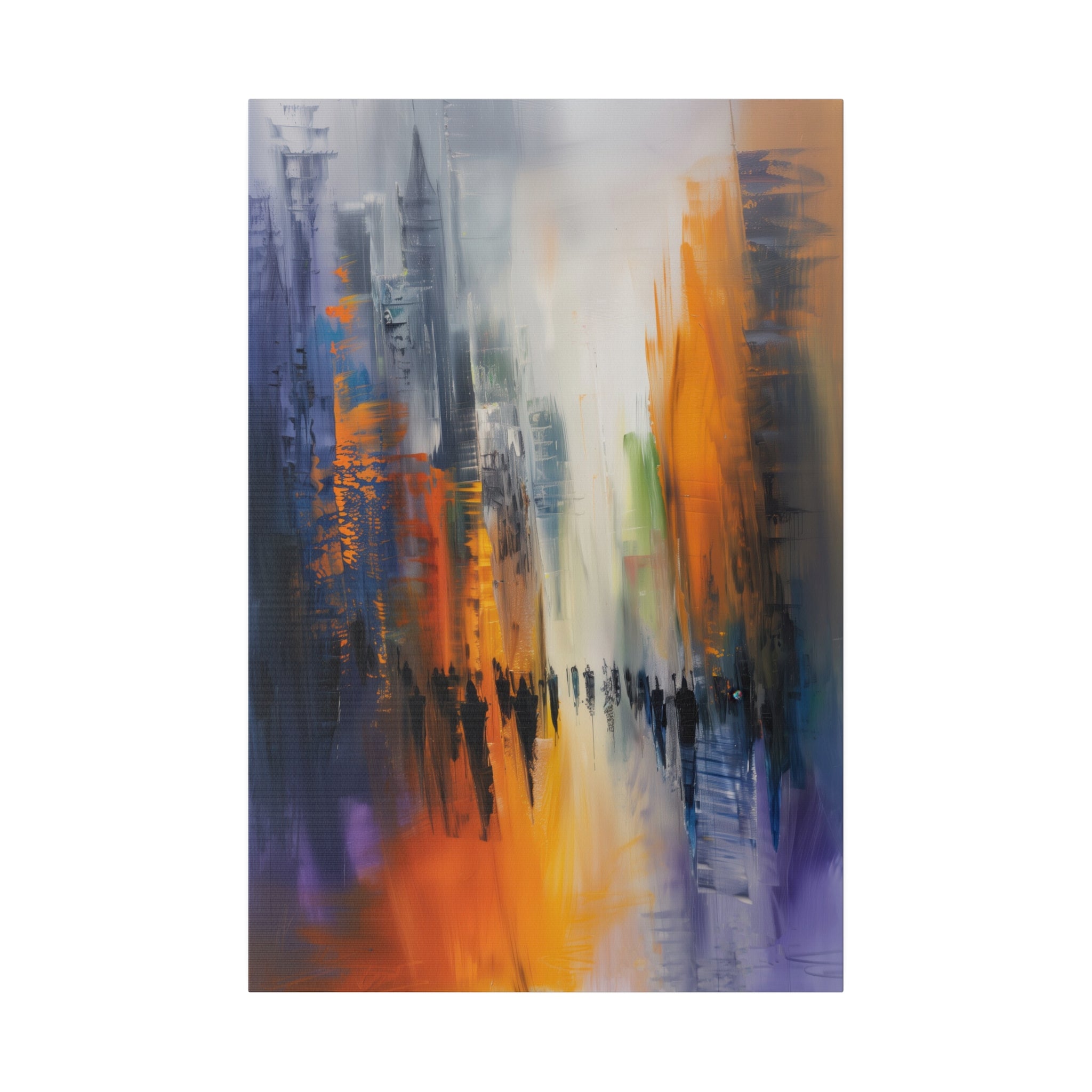 Urban Mirage - Abstract Wall Art - Vertical Canvas - WA228