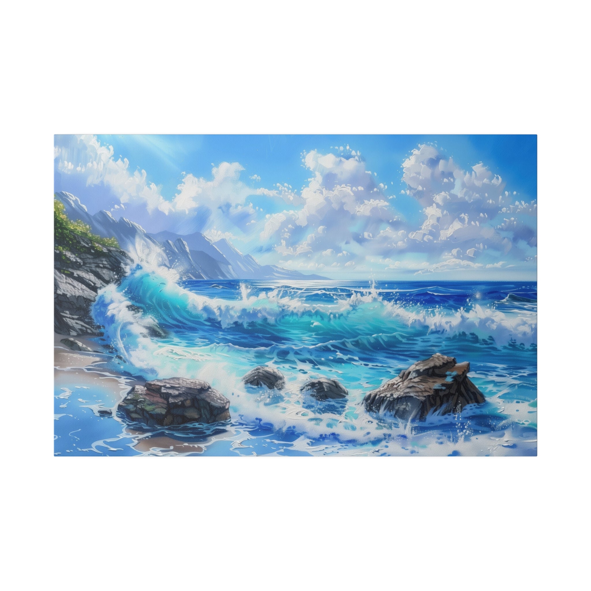 Ocean Wall Art - Horizontal Canvas - WA175