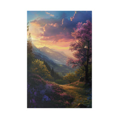 Enchanted Mountain Trail - Nature Wall Art - Vertical Canvas - WA323