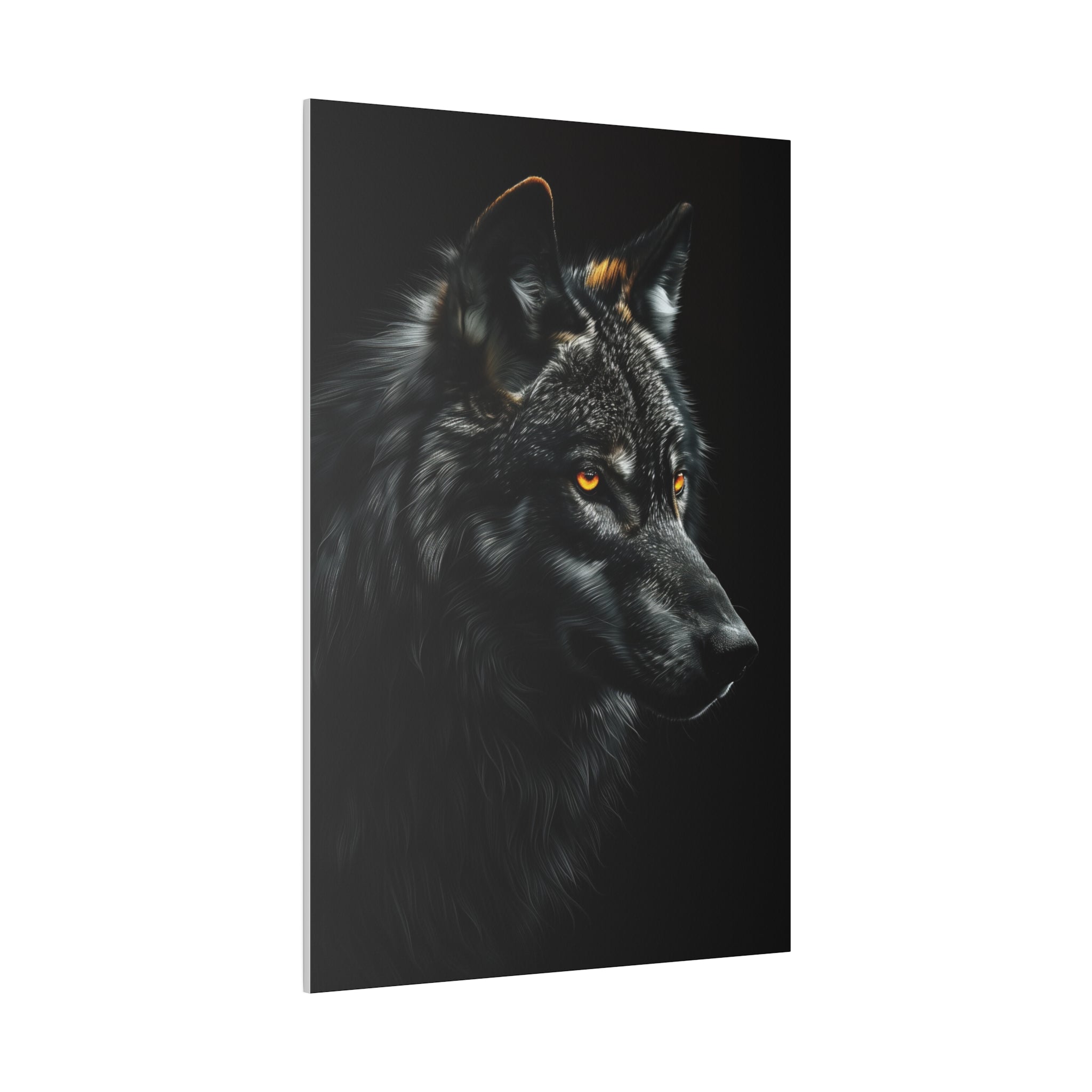 Wolf's Whisper - Wildlife Wall Art - Vertical Canvas - WA260