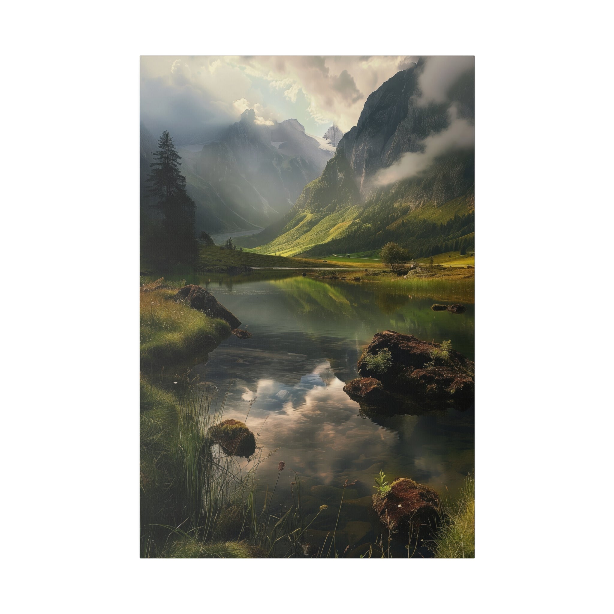 Whispers of the Alps - Nature Wall Art - Vertical Canvas - WA327