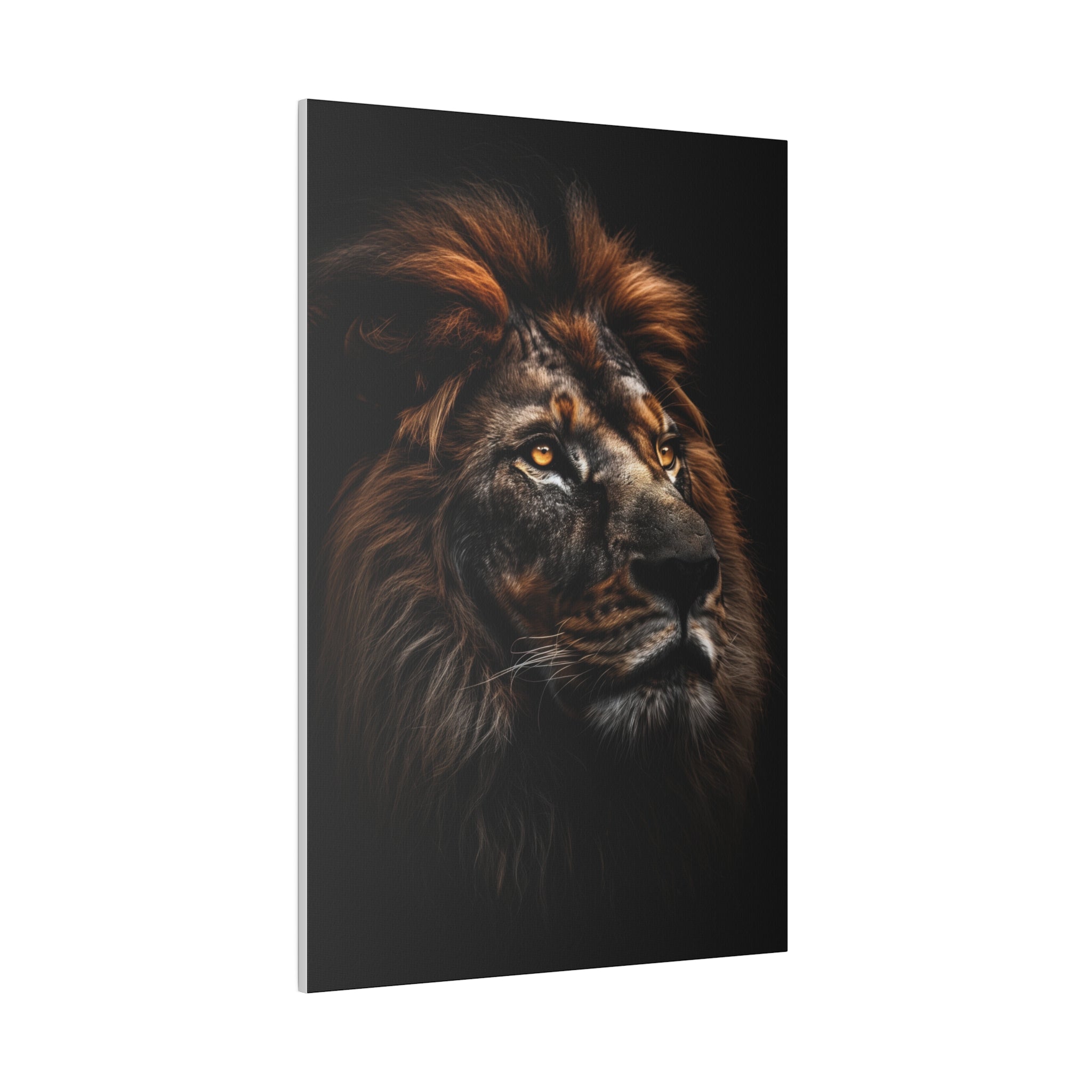 Lion's Majesty - Wildlife Wall Art - Vertical Canvas - WA287