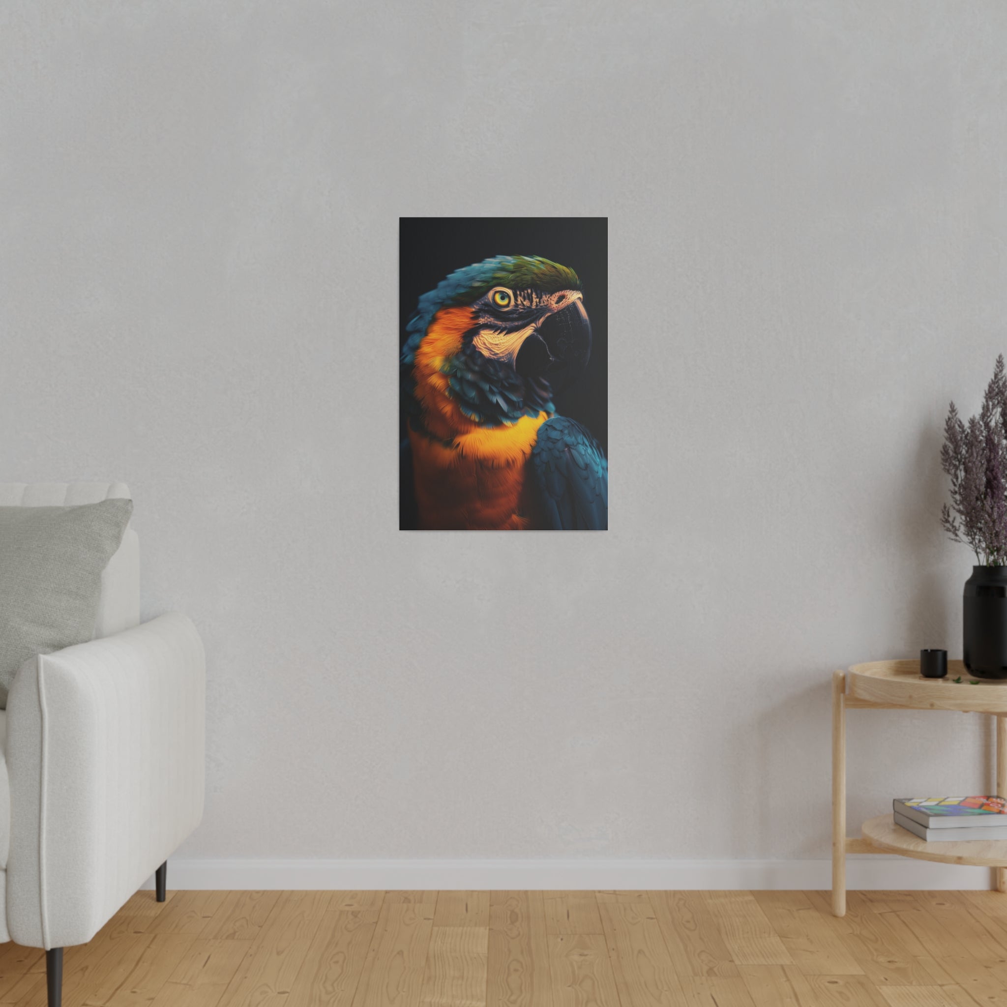 Majestic Parrot - Wildlife Wall Art - Vertical Canvas - WA247