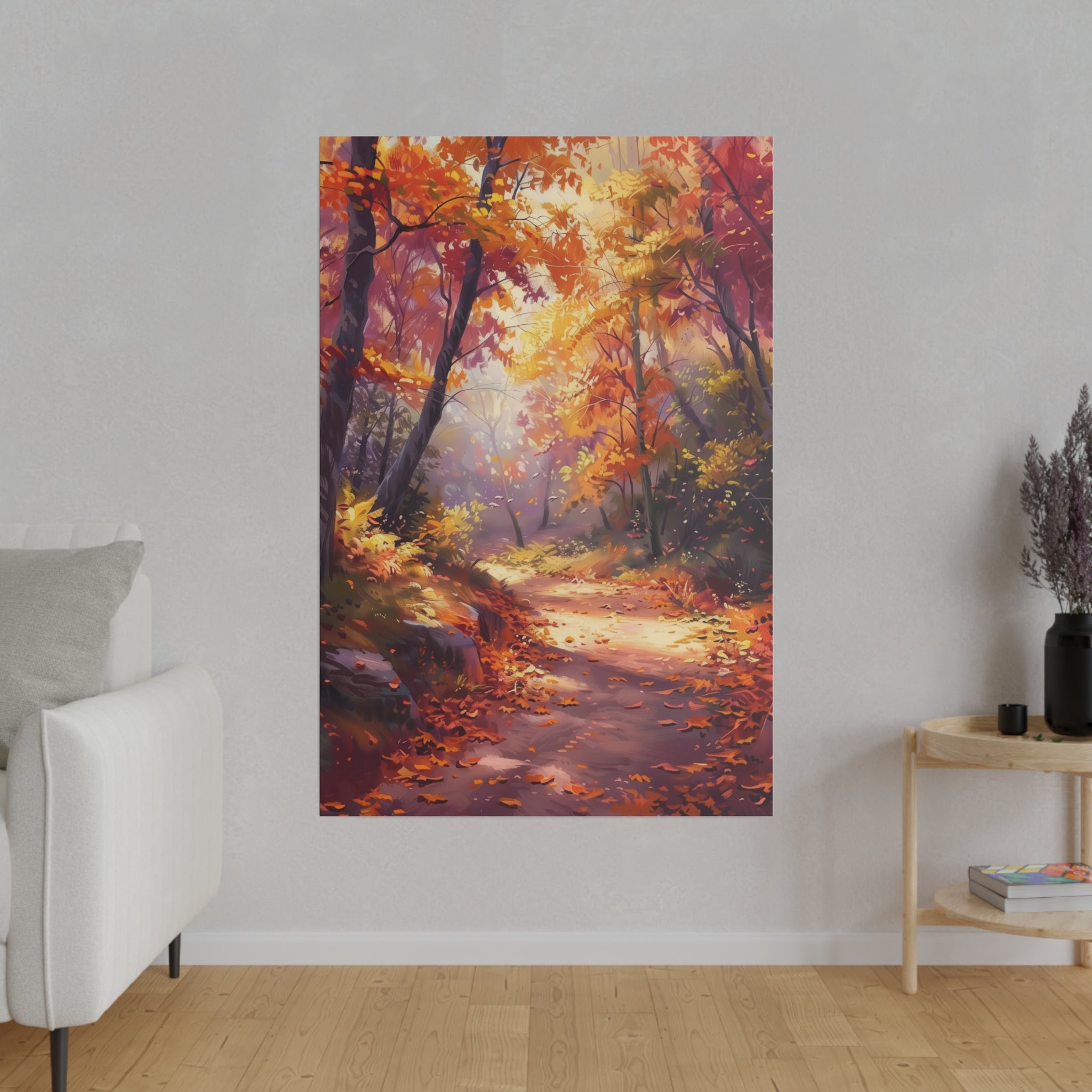 Autumn Serenity - Nature Wall Art - Vertical Canvas - WA315