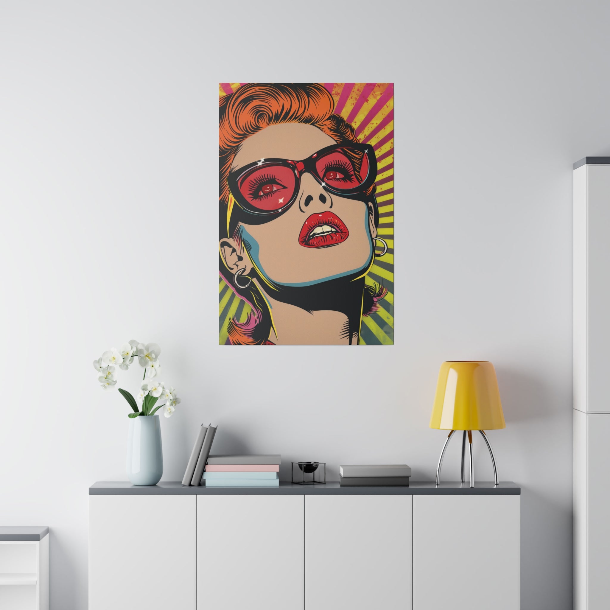 Pop Wall Art - Vertical Canvas - WA116