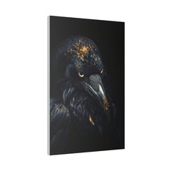 Raven's Splendor - Wildlife Wall Art - Vertical Canvas - WA266