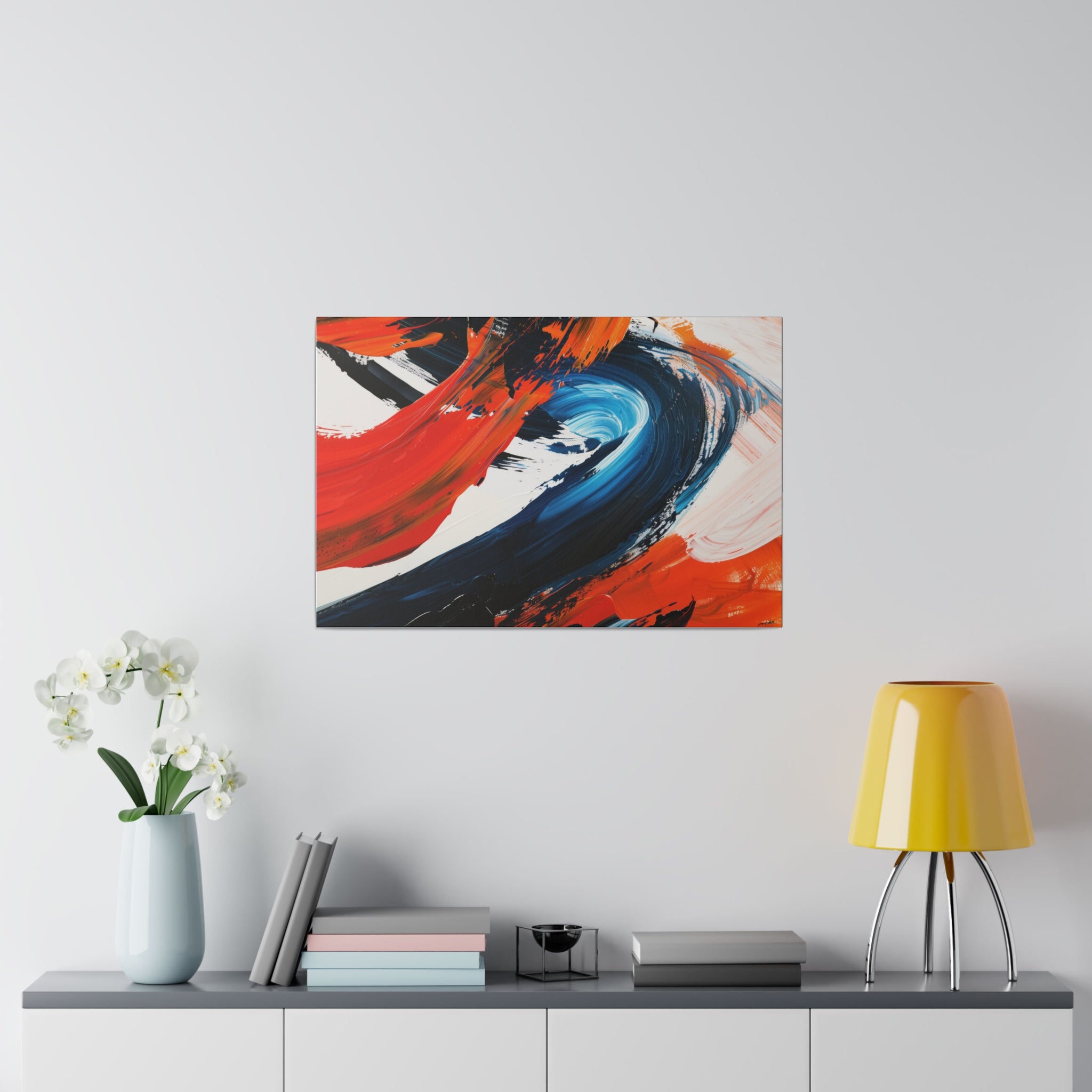 Vivid Motion - Abstract Wall Art - Horizontal Canvas - WA206