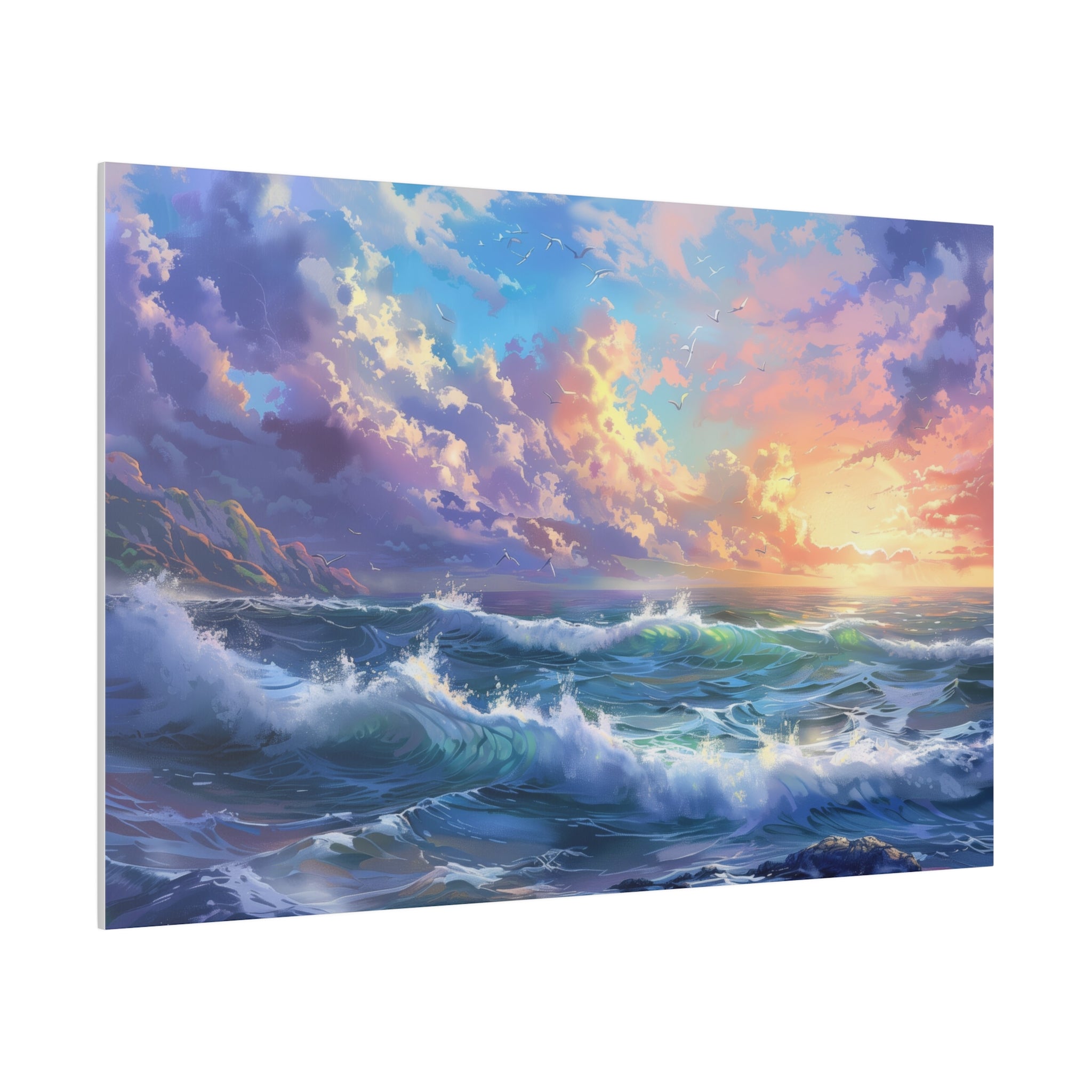 Ocean Wall Art - Horizontal Canvas - WA176