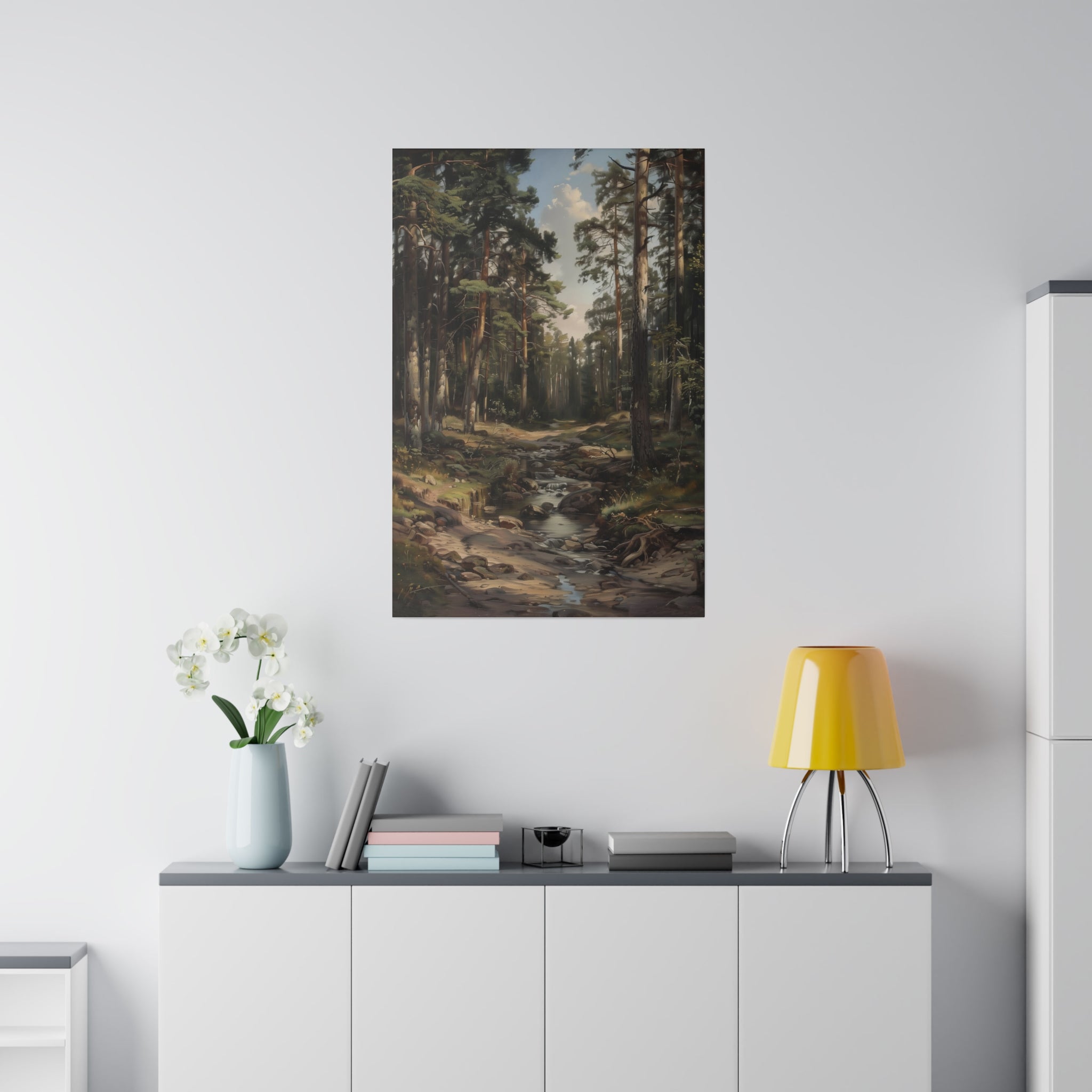 Beautiful Forest - Nature Wall Art - Vertical Canvas - WA91