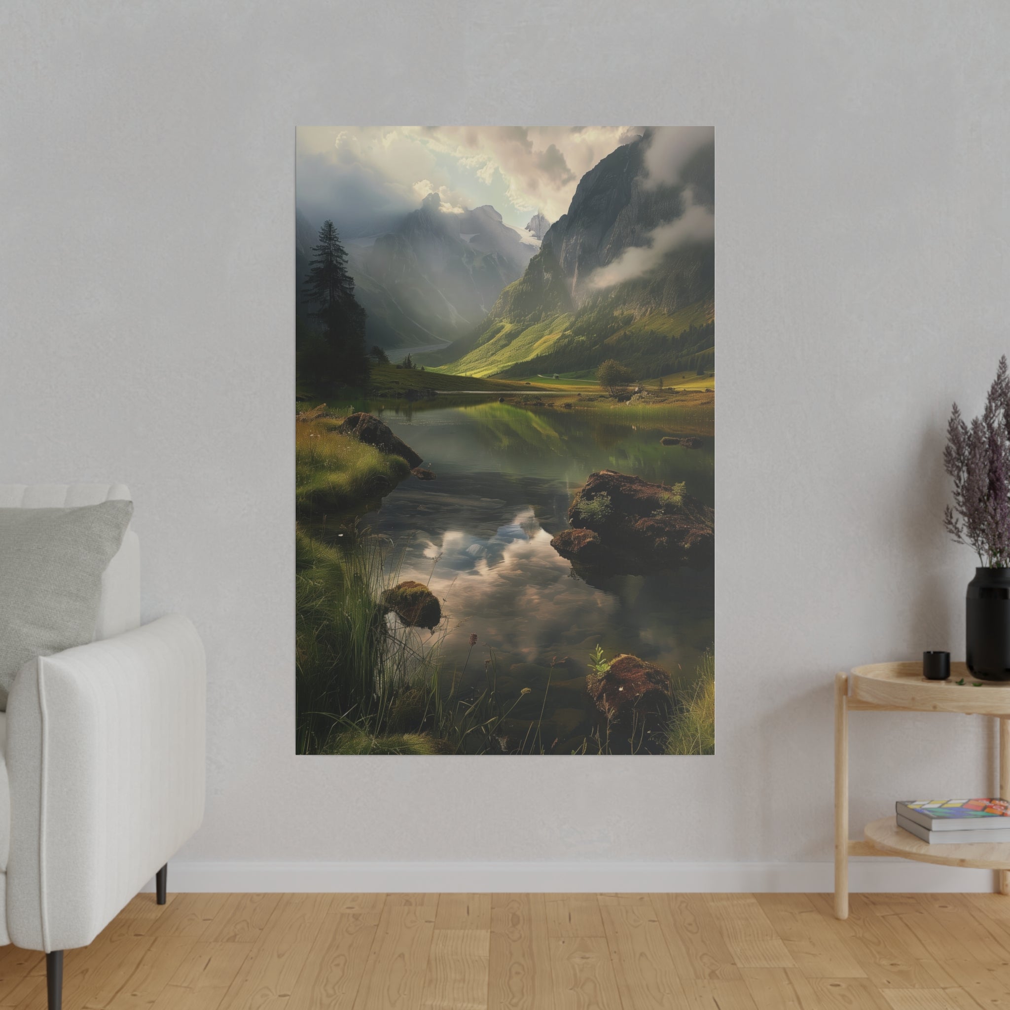 Whispers of the Alps - Nature Wall Art - Vertical Canvas - WA327