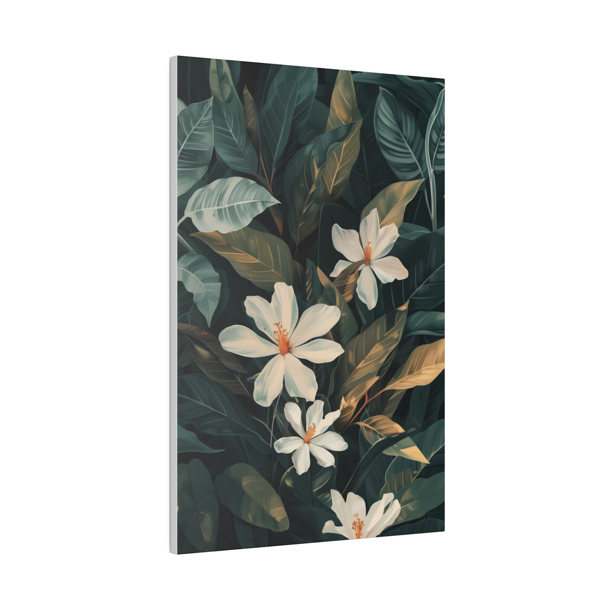 Flowers Wall Art - Botanical Wall Art - Vertical Canvas - WA63