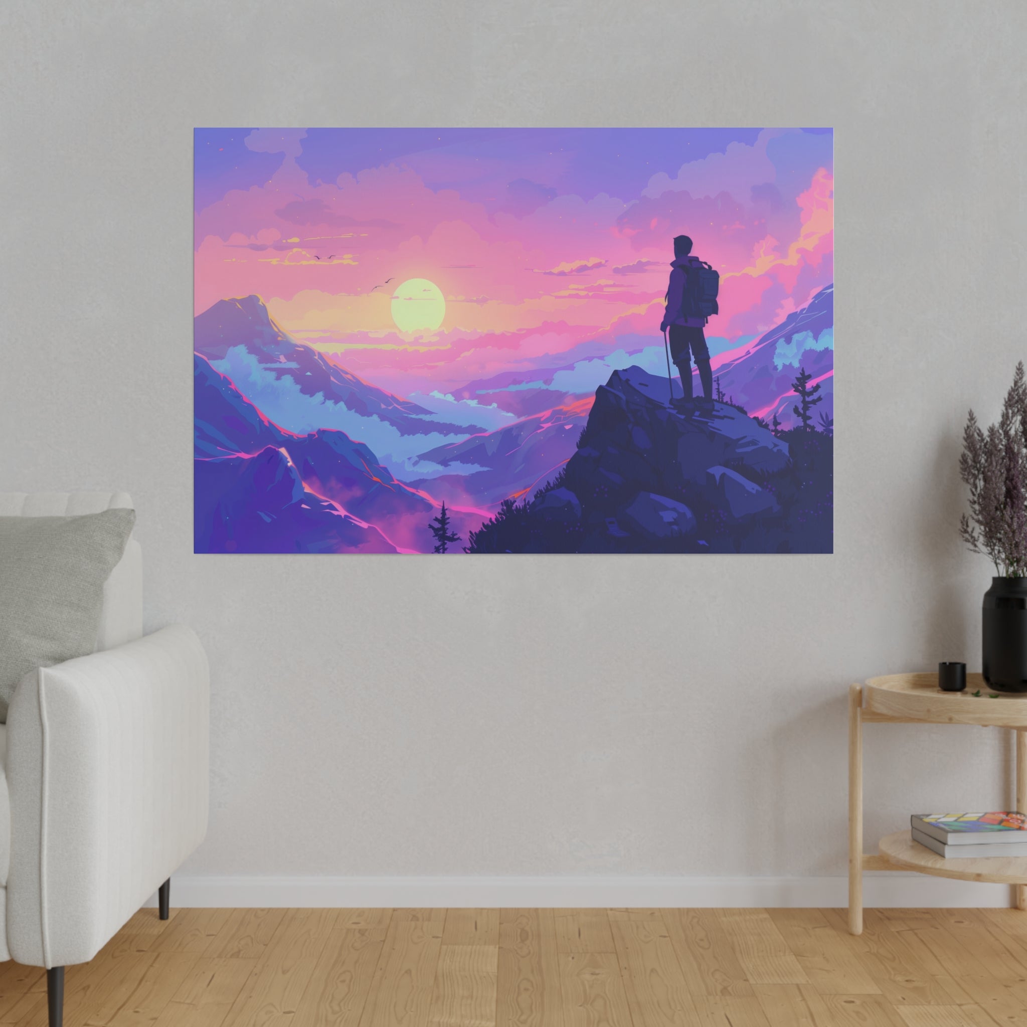 Abstract Wall Art - Horizontal Canvas - WA146