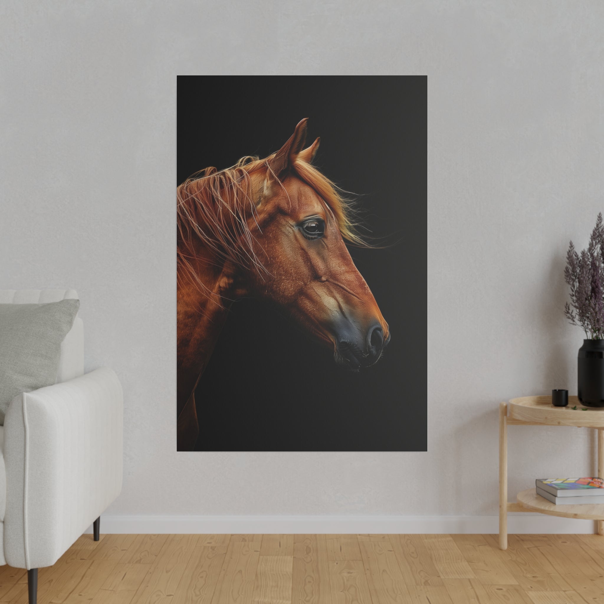 Majestic Horse - Wildlife Wall Art - Vertical Canvas - WA243