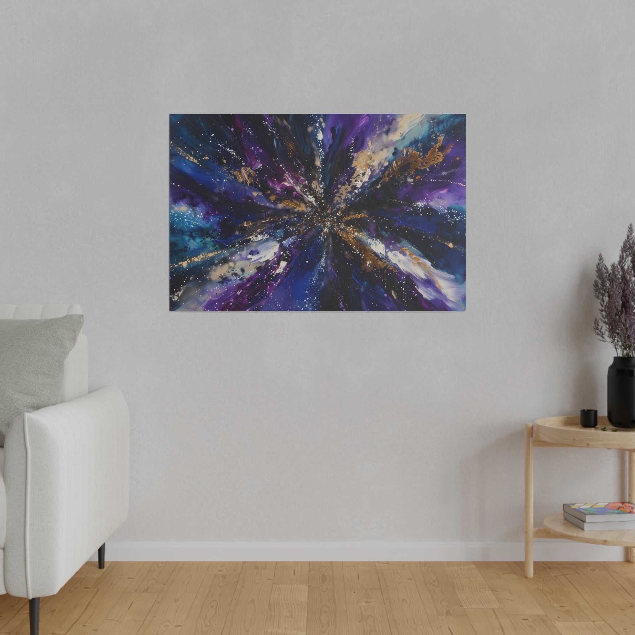 Stellar Explosion - Abstract Wall Art - Horizontal Canvas - WA224