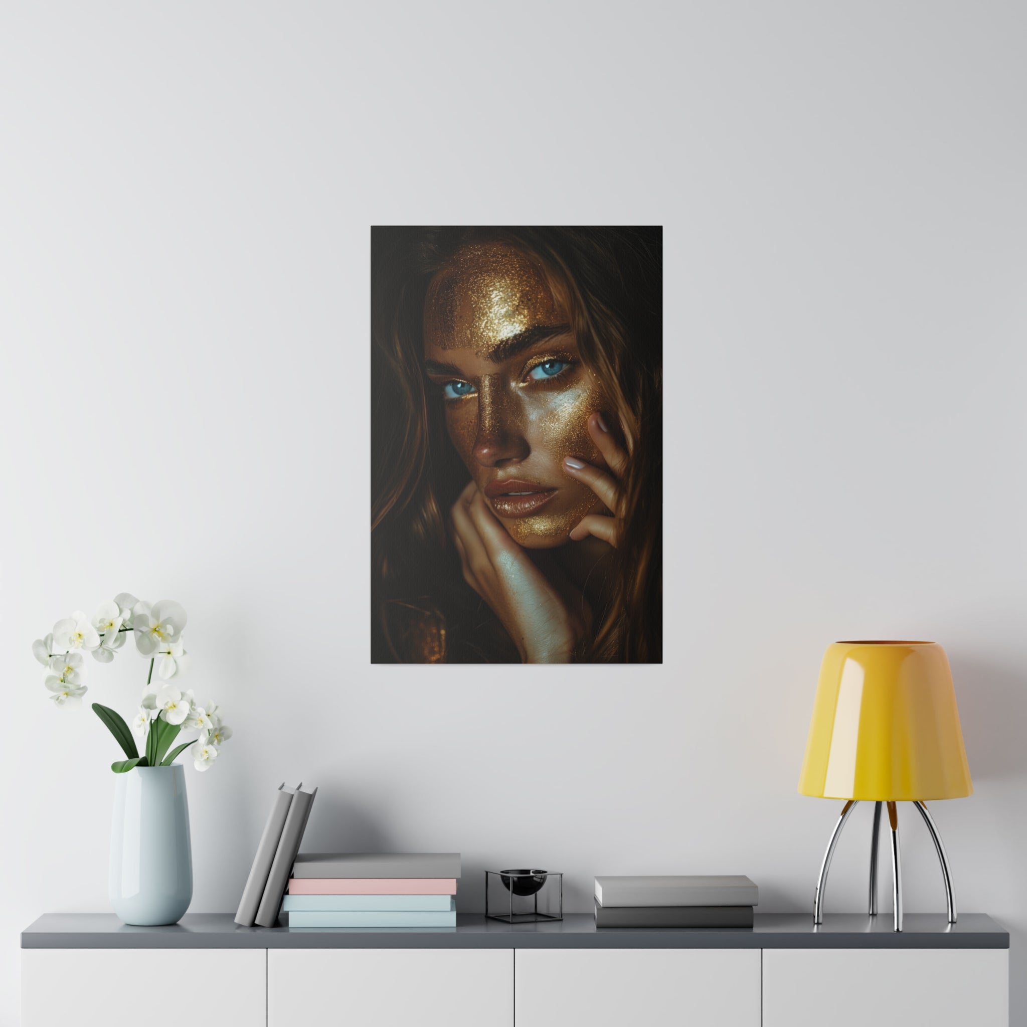 Woman in Gold - Luxury Themed Canvas - Vertical Canvas - WA76