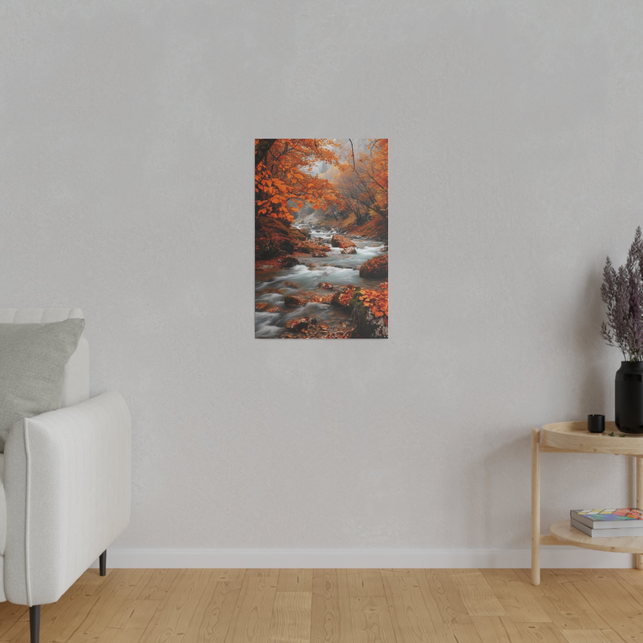 Autumn's Embrace - Nature Wall Art - Vertical Canvas - WA316