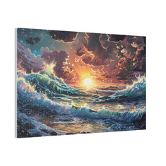 Ocean Wall Art - Horizontal Canvas - WA174