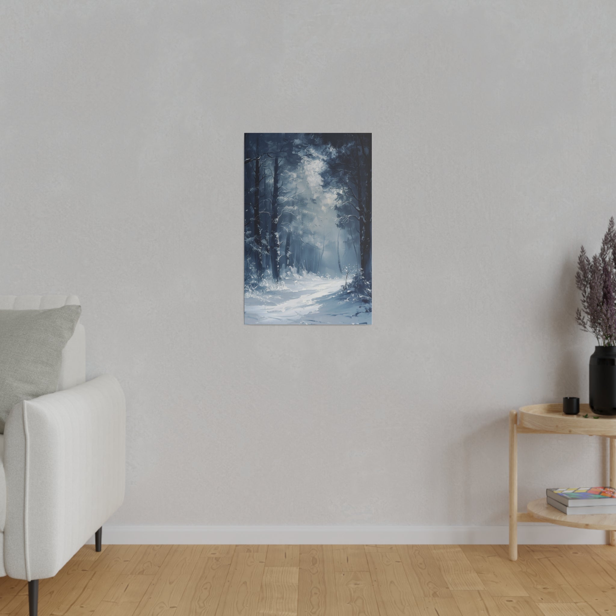 Chill of Winter - Nature Wall Art - Vertical Canvas - WA331