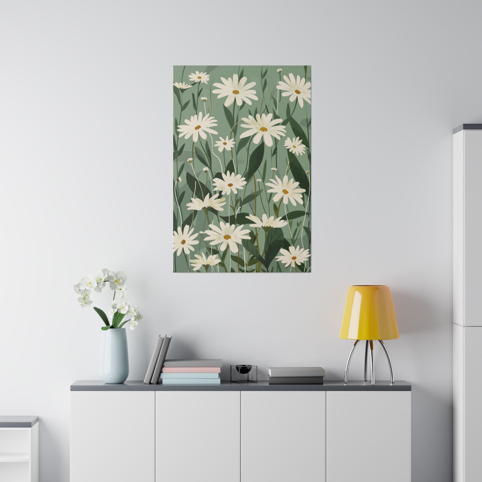 Flowers Wall Art - Botanical Wall Art - Vertical Canvas - WA64