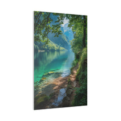 Emerald Depths - Nature Wall Art - Vertical Canvas - WA328