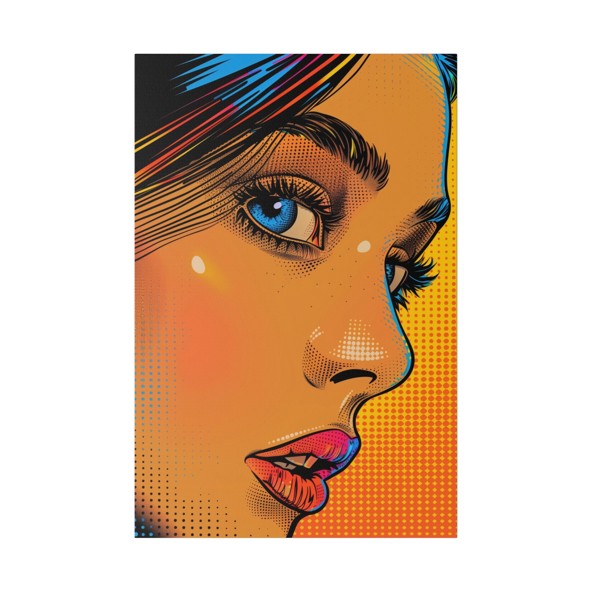 Pop Wall Art - Vertical Canvas - WA114