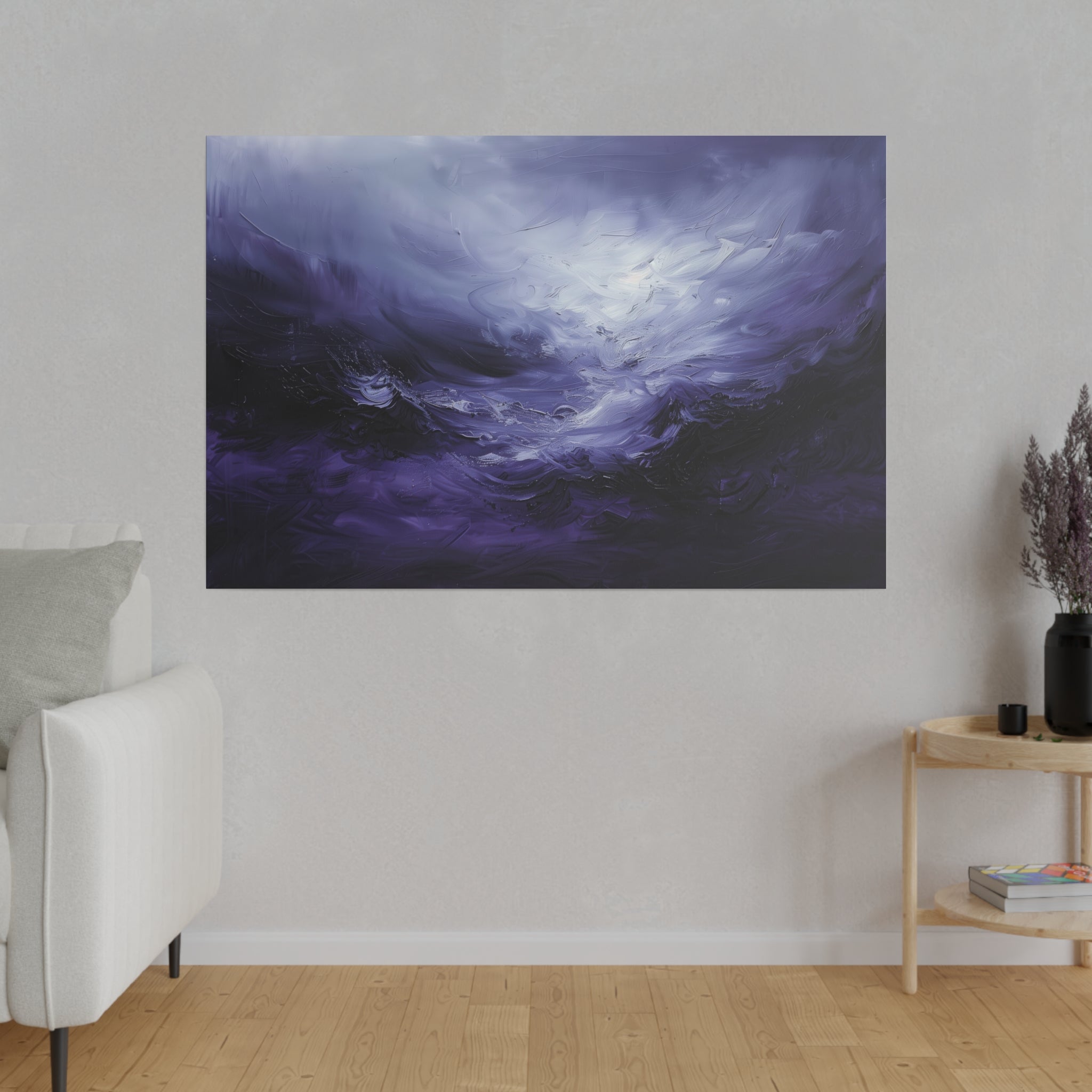 Ephemeral Serenity - Abstract Wall Art - Horizontal Canvas - WA218