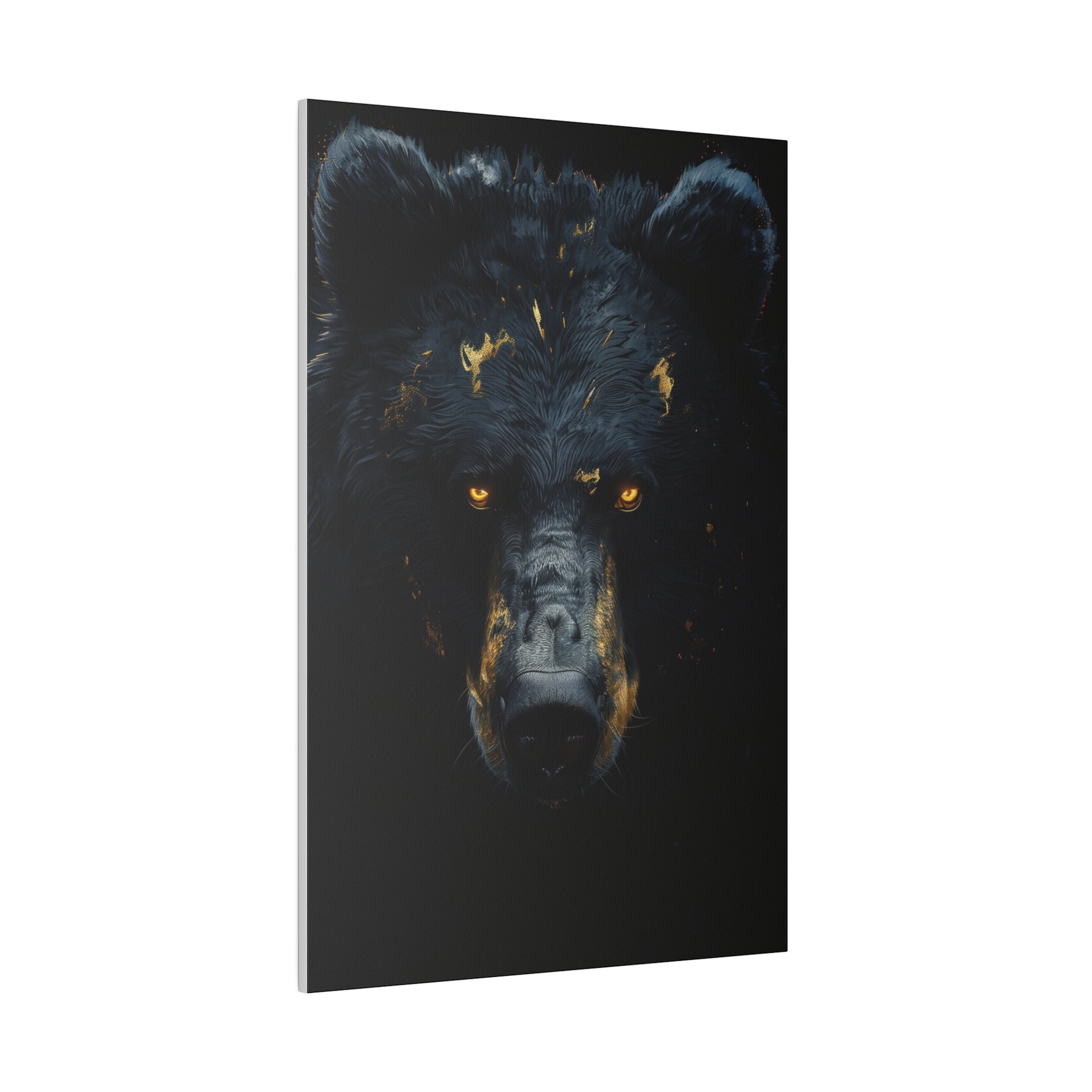 Vicious Bear - Wildlife Wall Art - Vertical Canvas - WA242