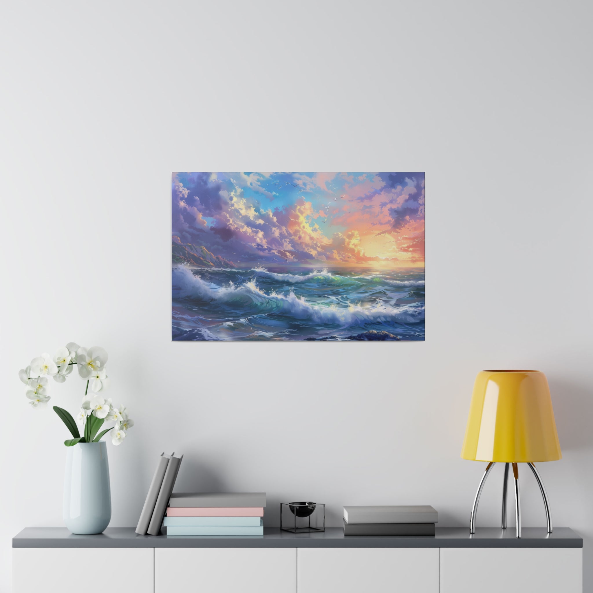 Ocean Wall Art - Horizontal Canvas - WA176