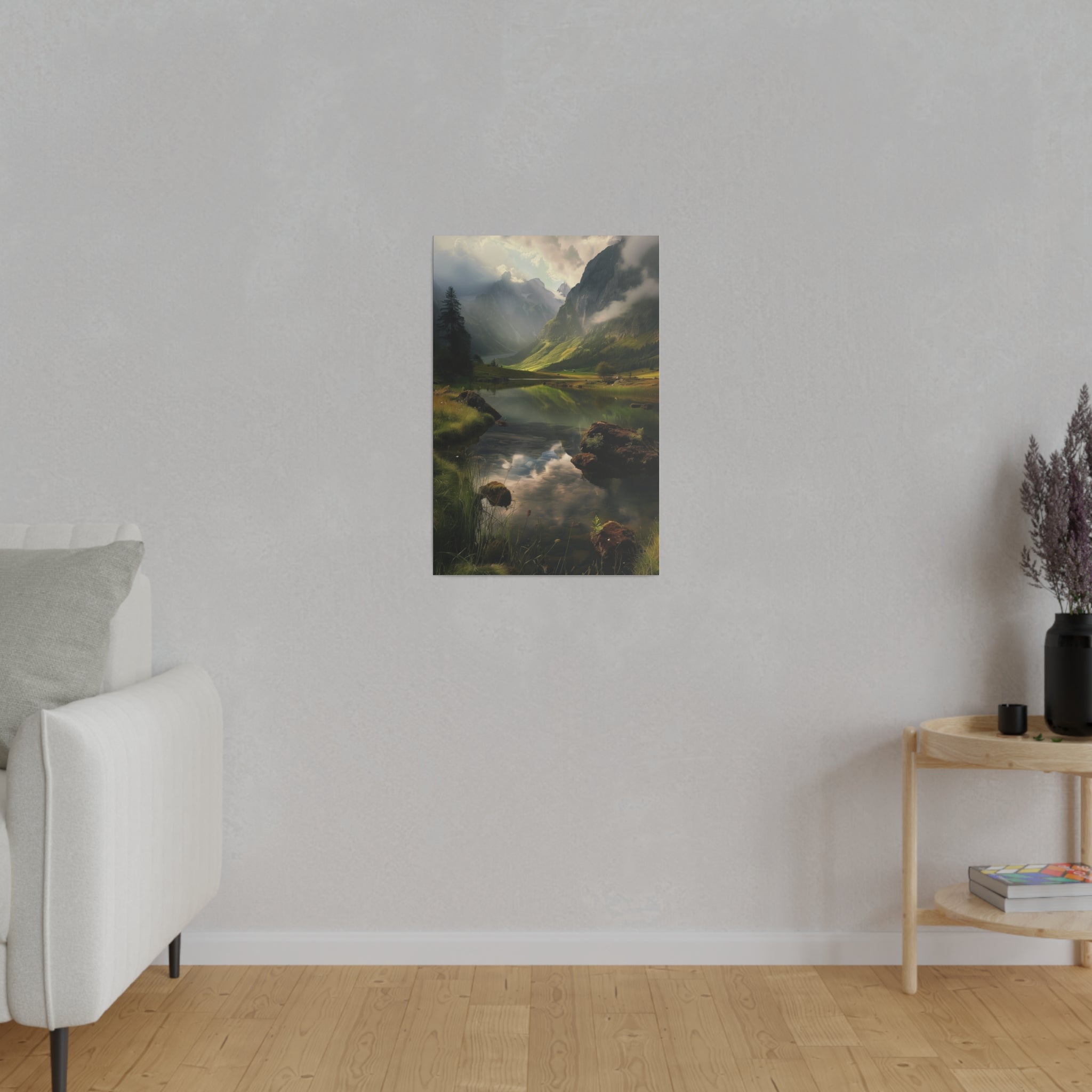 Whispers of the Alps - Nature Wall Art - Vertical Canvas - WA327